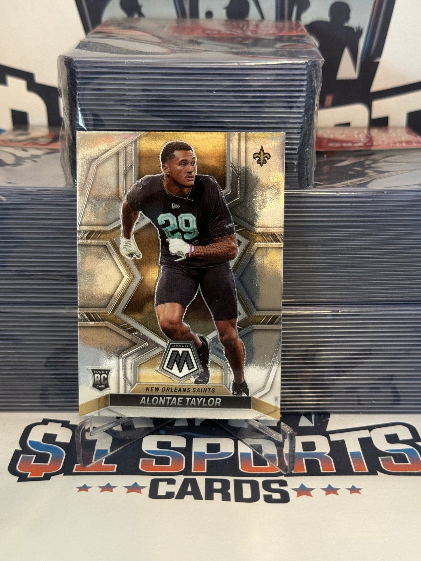 2022 Panini Mosaic Alontae Taylor Rookie #391