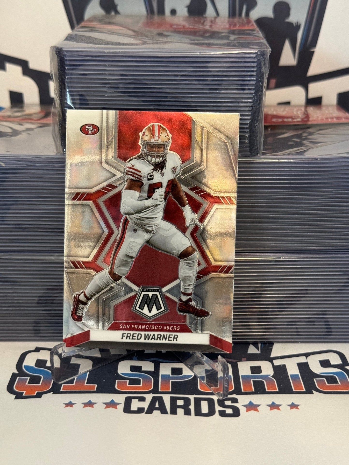 2022 Panini Mosaic Fred Warner #222