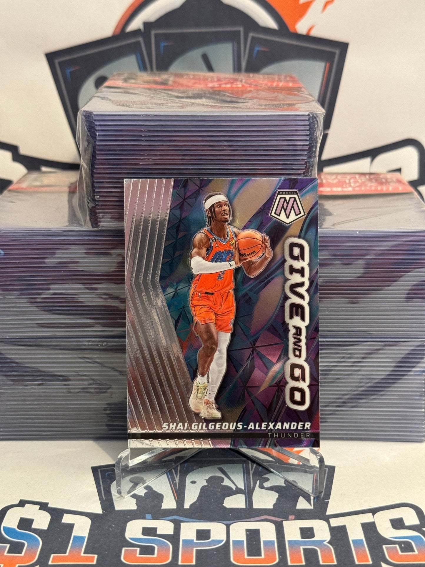 2022 Panini Mosaic (Give and Go) Shai Gilgeous-Alexander #10