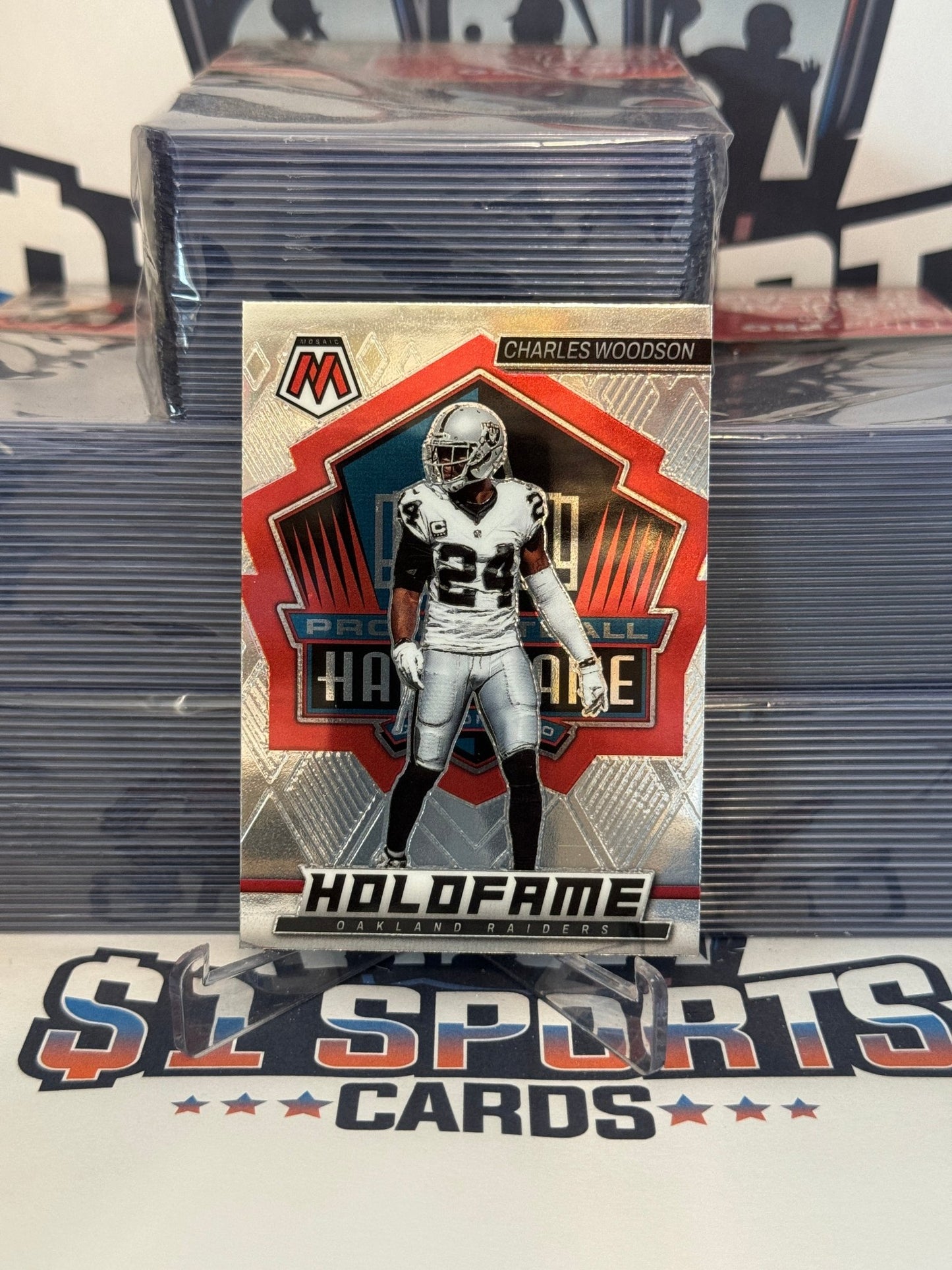 2022 Panini Mosaic (HoloFame) Charles Woodson #HF-3