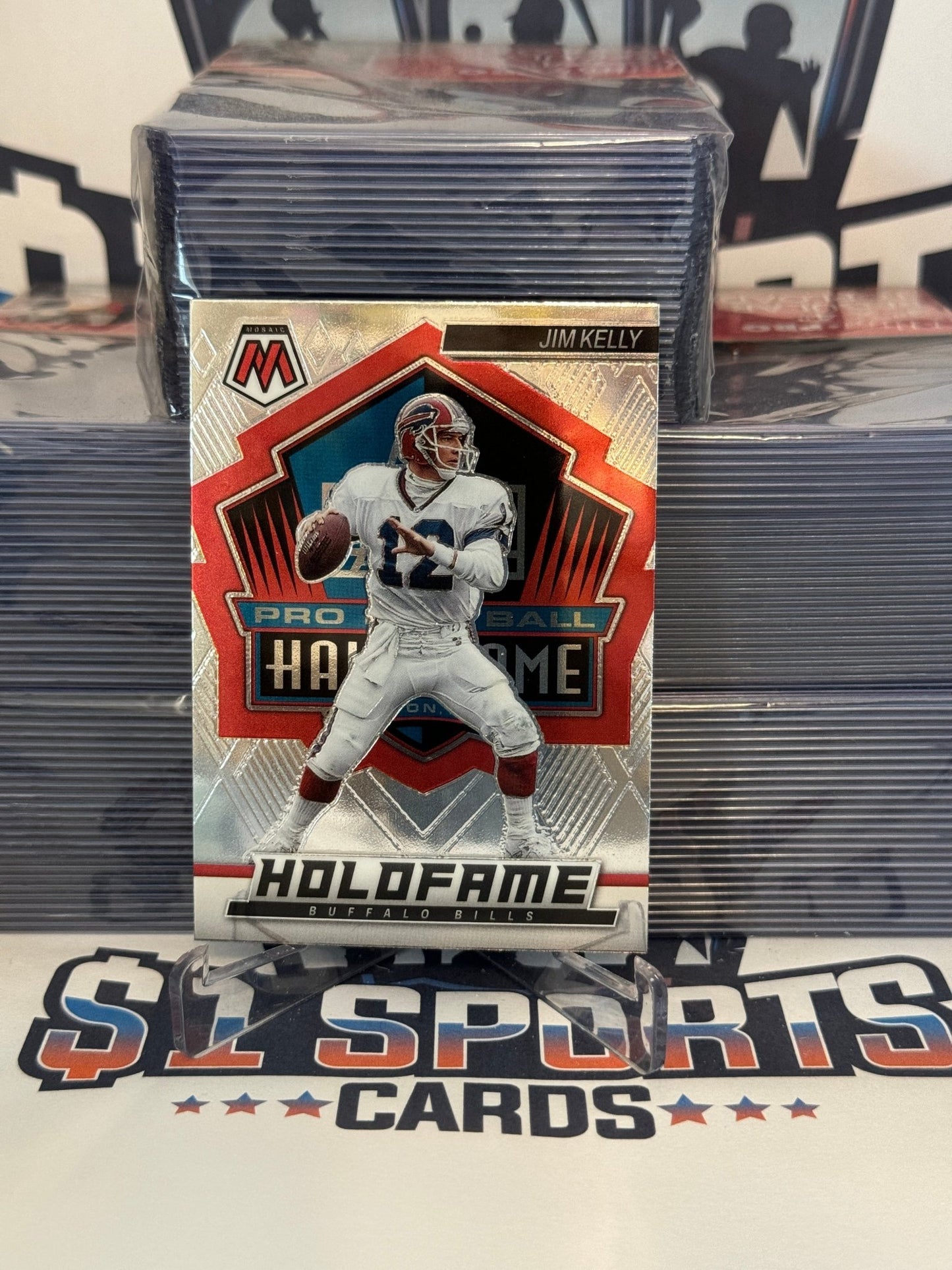 2022 Panini Mosaic (HoloFame) Jim Kelly #HF-19