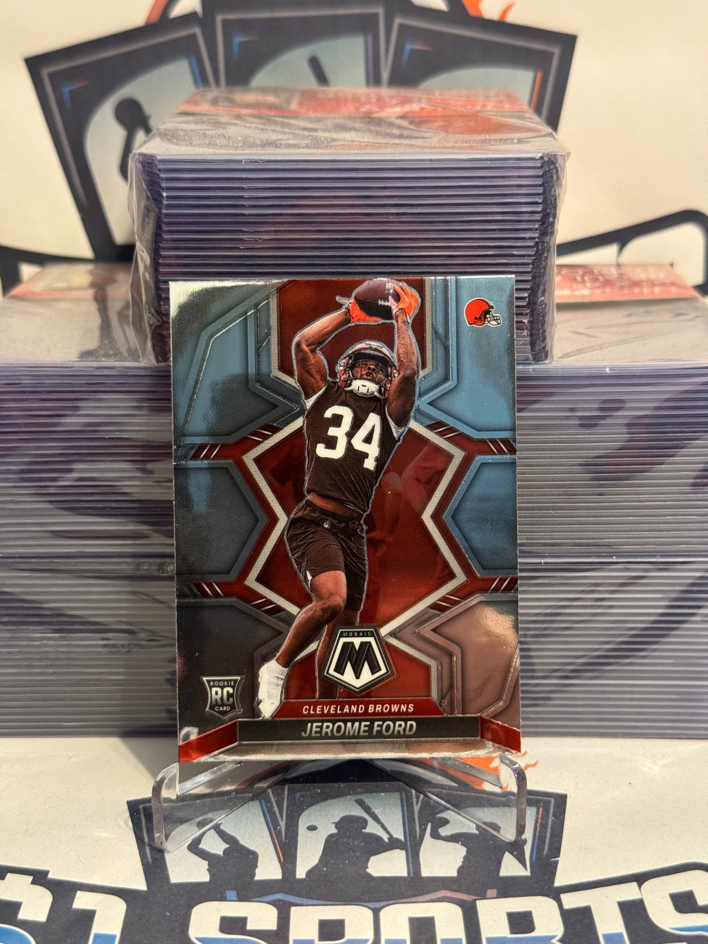 2022 Panini Mosaic Jerome Ford Rookie #353