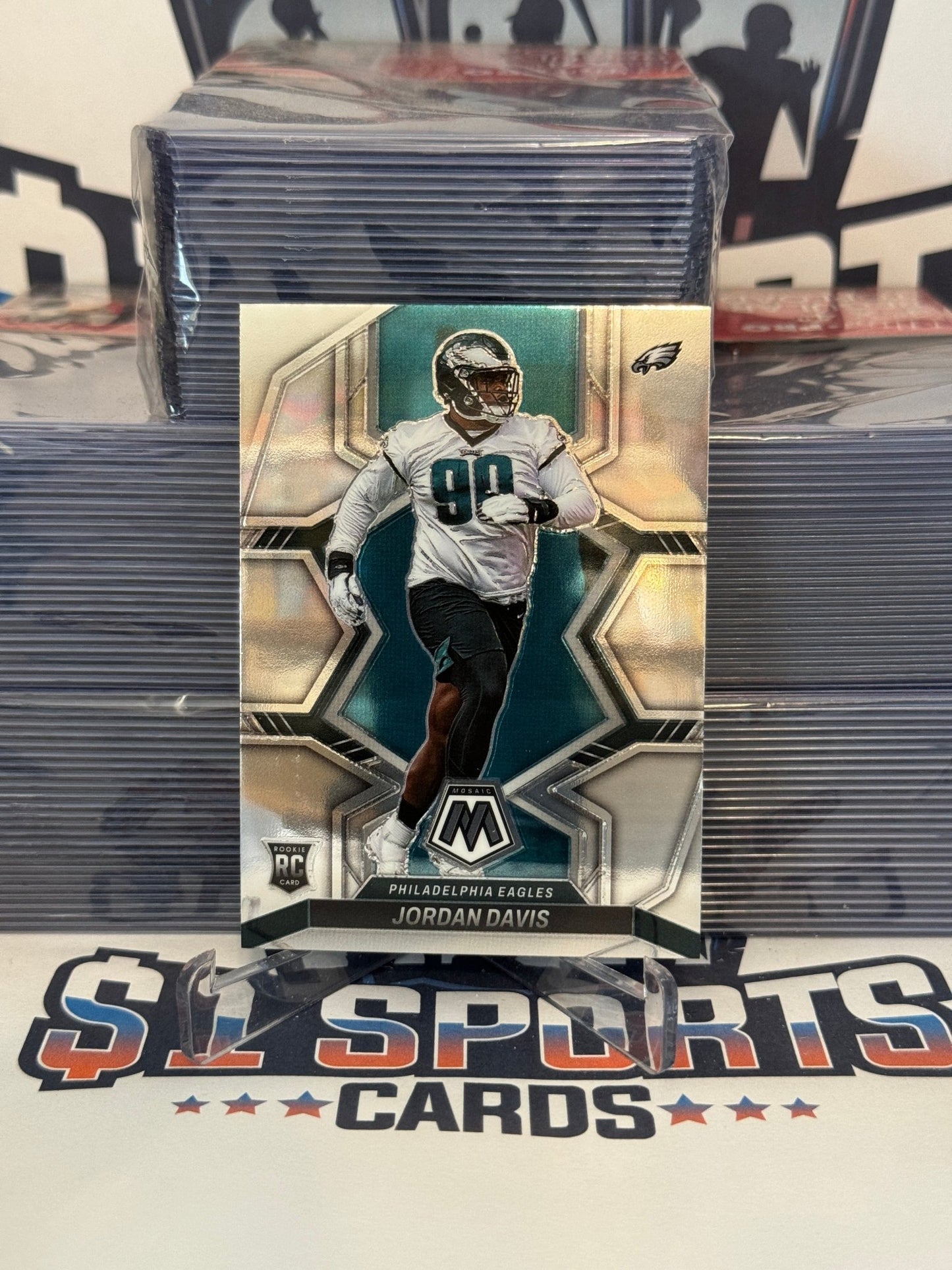 2022 Panini Mosaic Jordan Davis Rookie #370