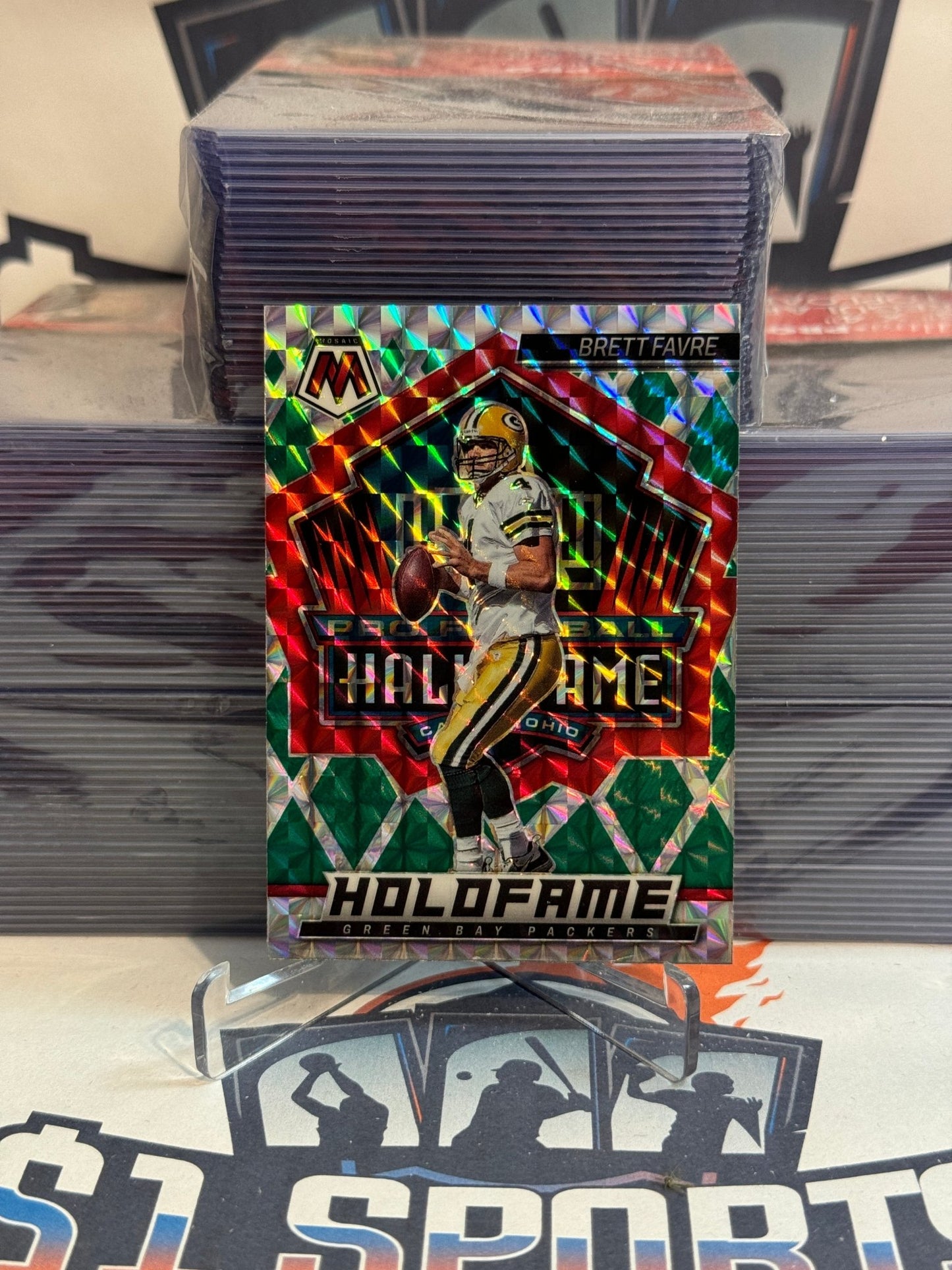 2022 Panini Mosaic (Mosaic Prizm, HoloFame) Brett Favre #HF - 4