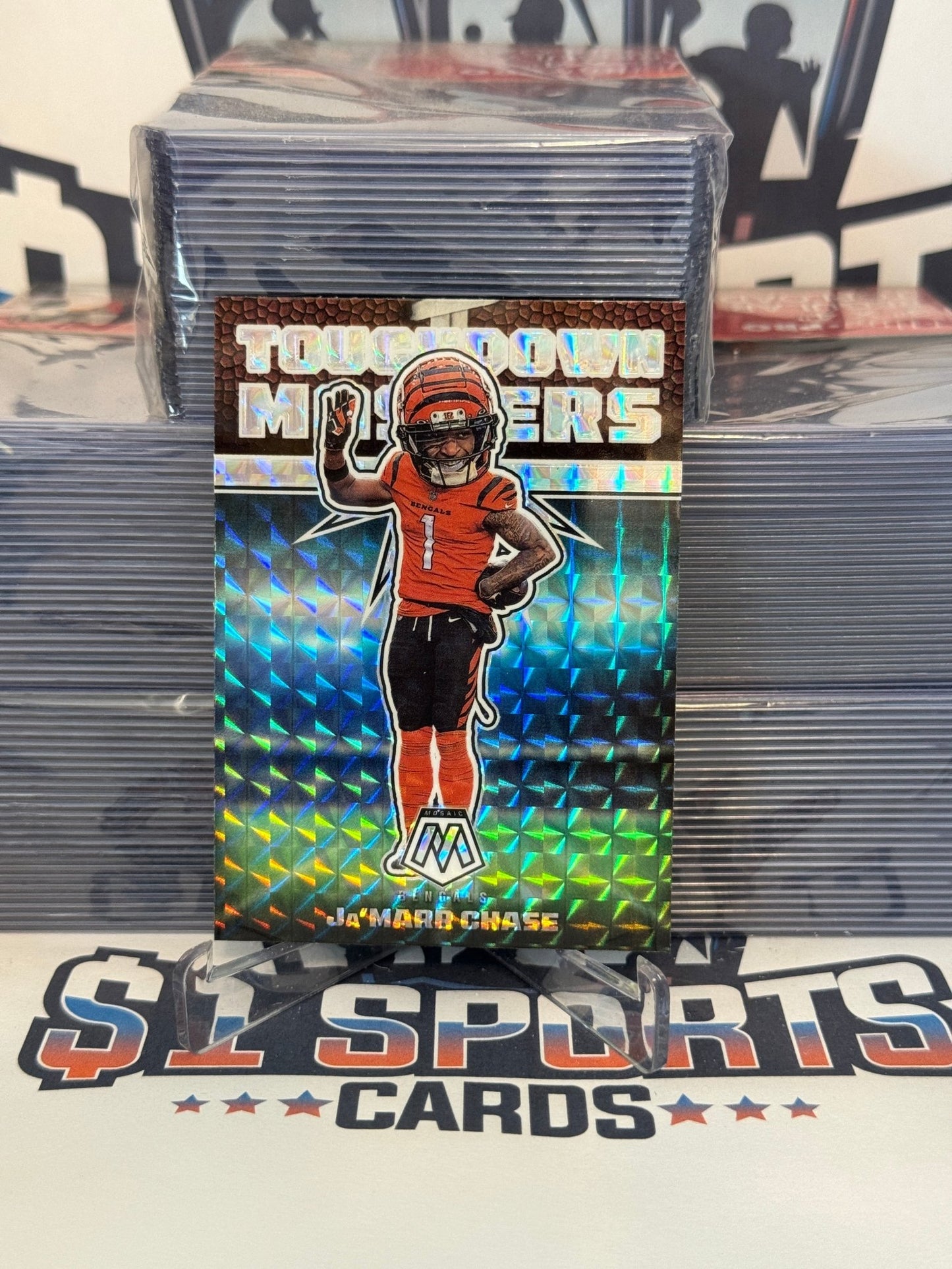 2022 Panini Mosaic (Mosaic Prizm, Touchdown Masters) Ja'Marr Chase #TD-16