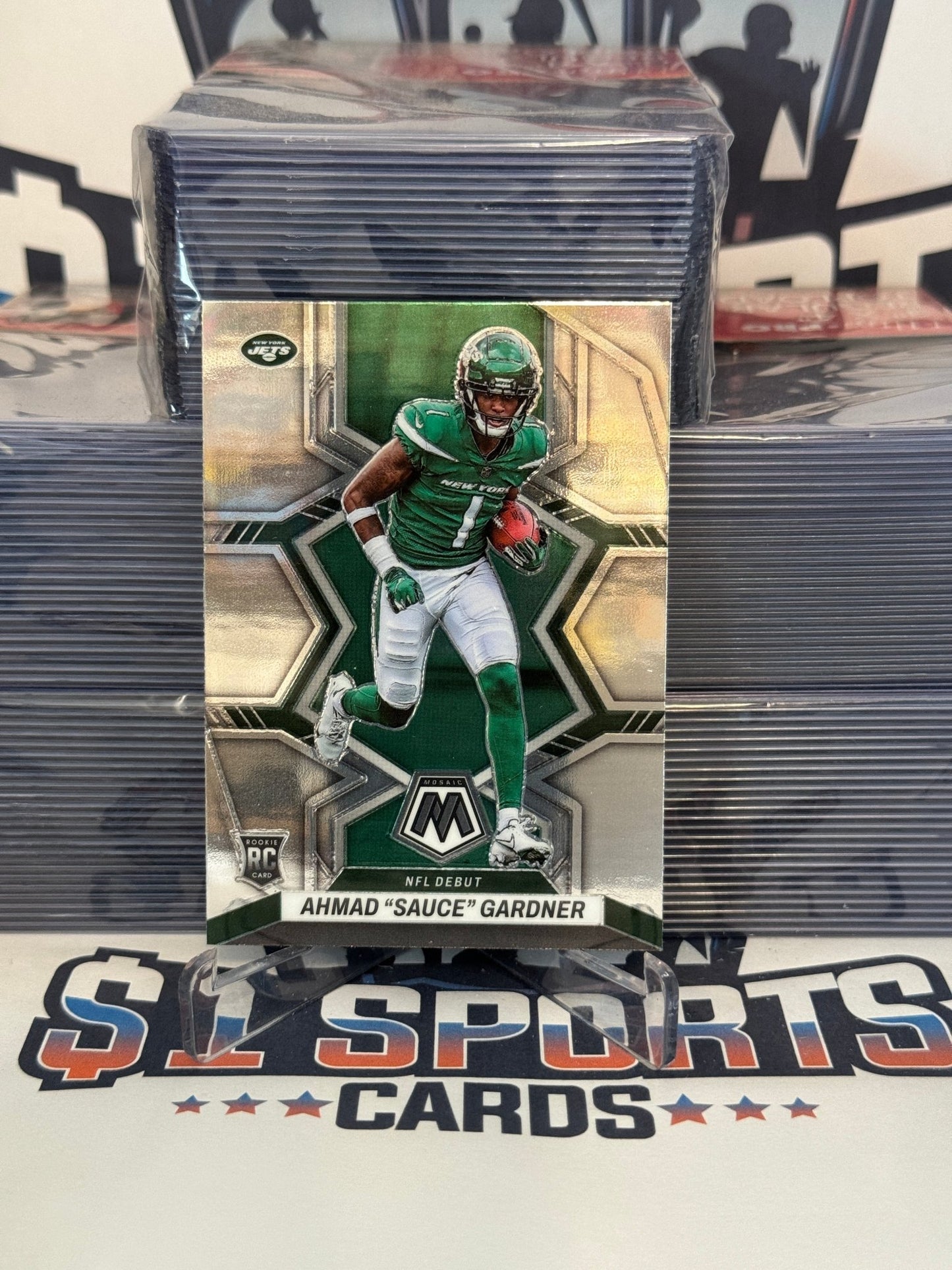 2022 Panini Mosaic (NFL Debut) Ahmad "Sauce" Gardner Rookie #289