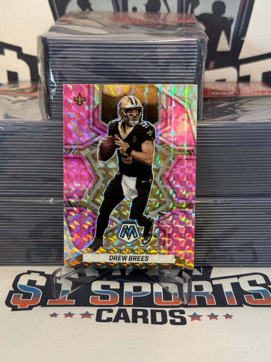 2022 Panini Mosaic (Pink Camo Prizm) Drew Brees #144