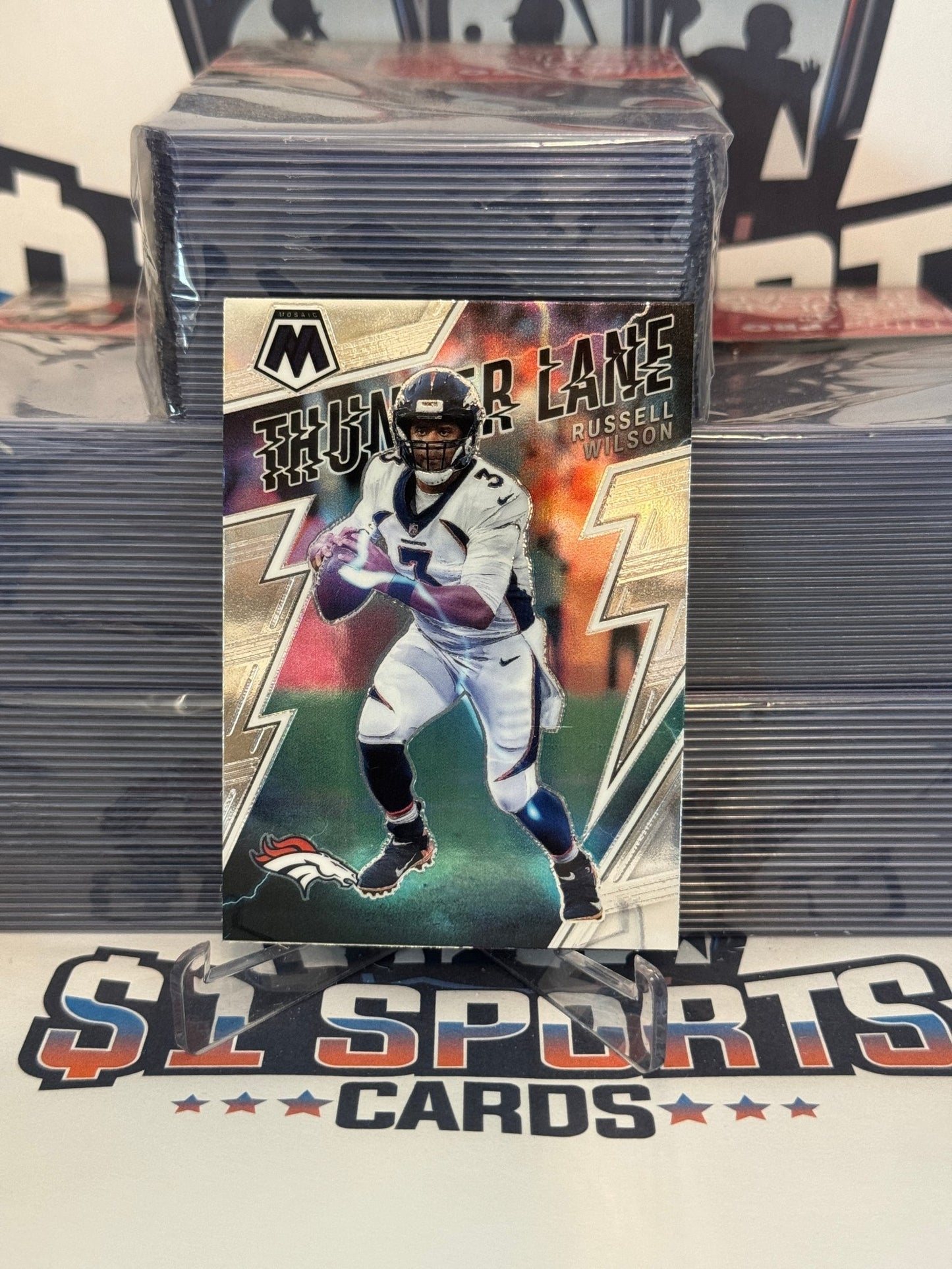 2022 Panini Mosaic (Thunder Lane) Russell Wilson #TL-25