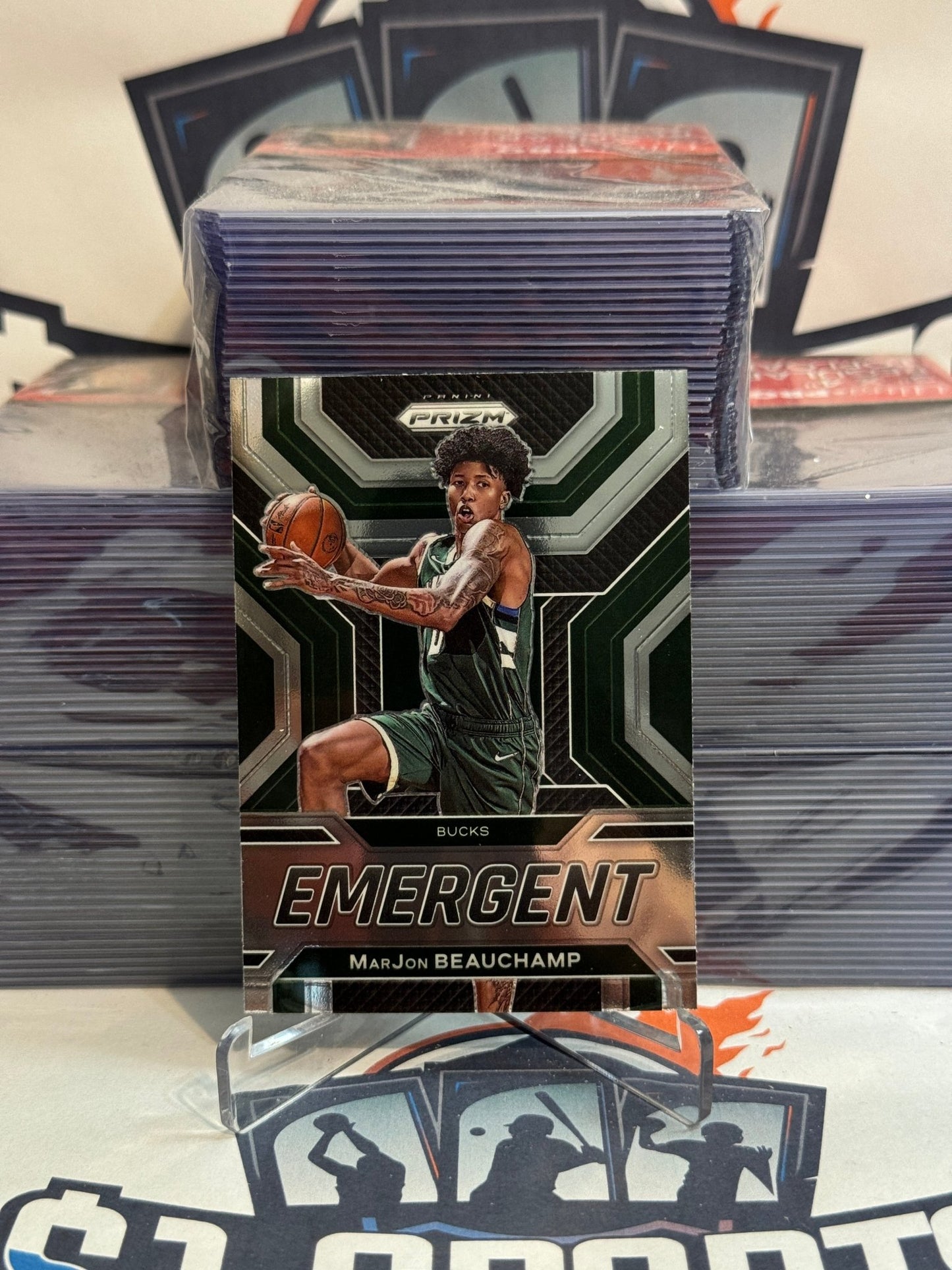 2022 Panini Prizm (Emergent) MarJon Beauchamp Rookie #3