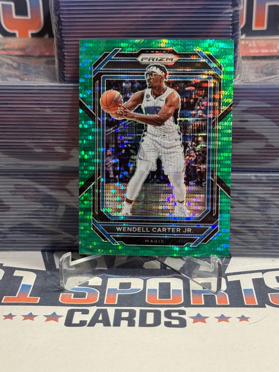 2022 Panini Prizm (Hyper Green Prizm 4/25) Wendell Carter Jr. 195
