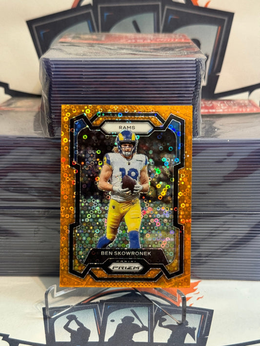 2022 Panini Prizm (Orange Disco Prizm) Ben Skowronek #163
