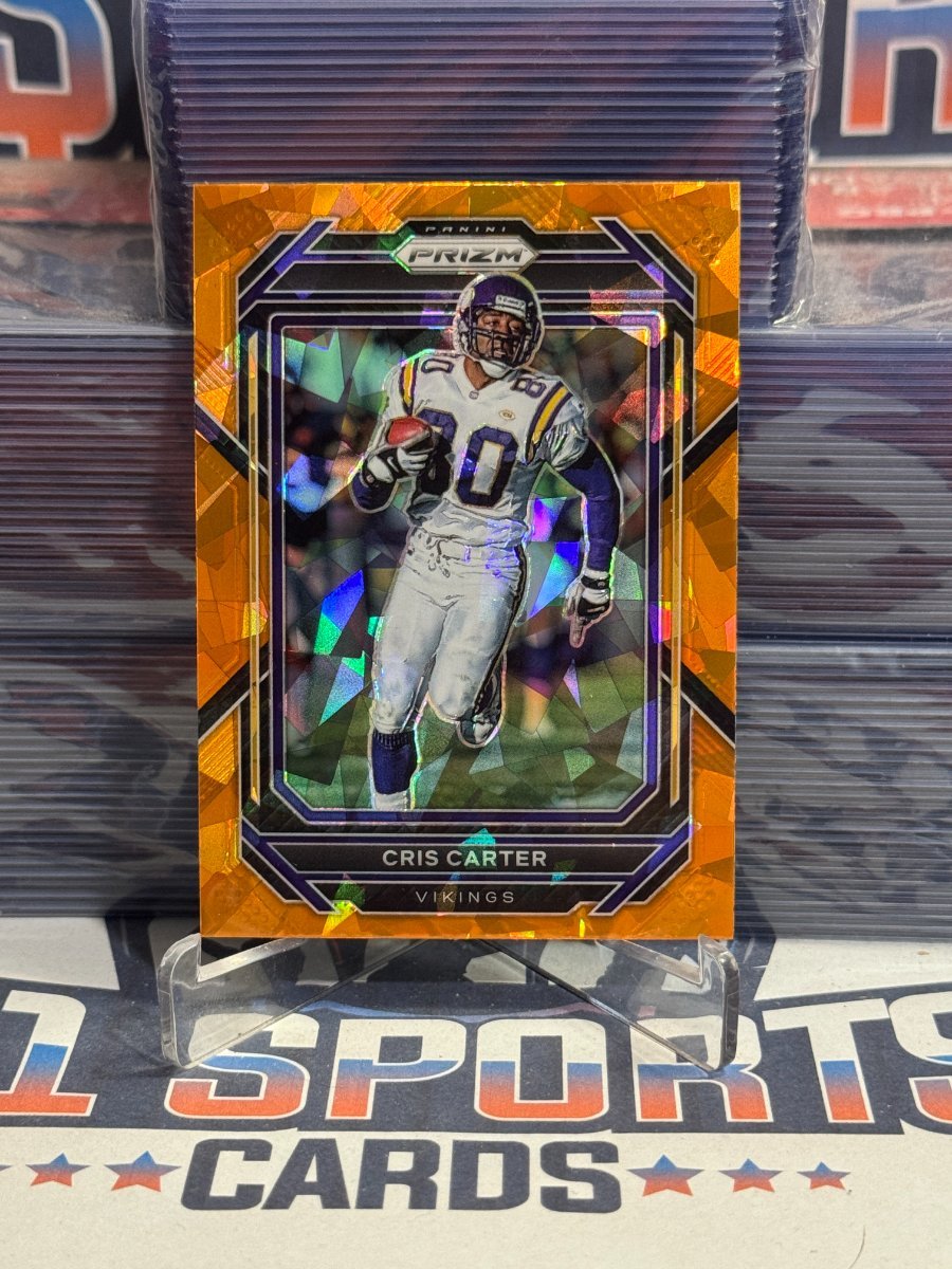 2022 Panini Prizm (Orange Ice Prizm) Cris Carter 196