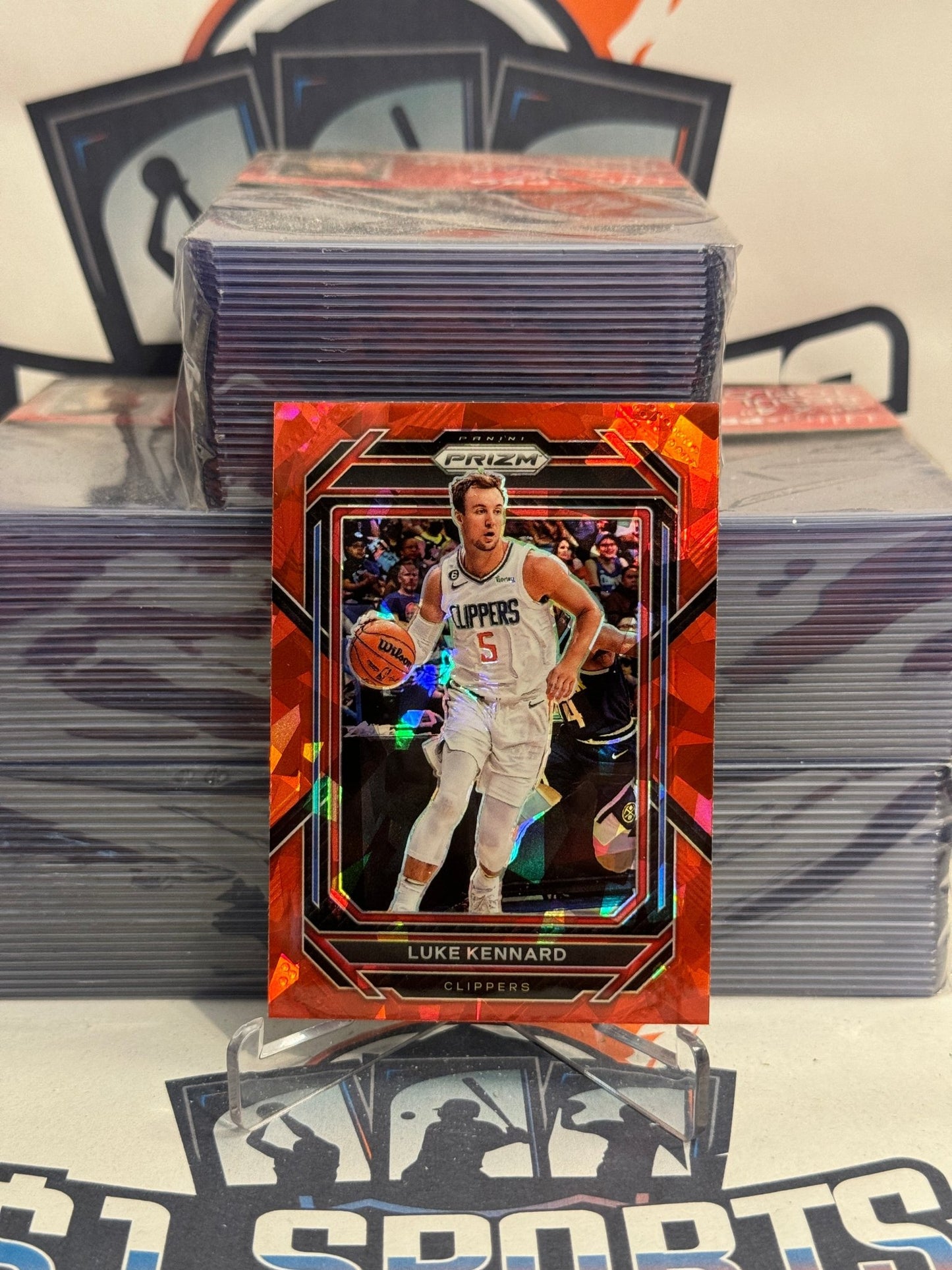 2022 Panini Prizm (Red Ice Prizm) Luke Kennard #141