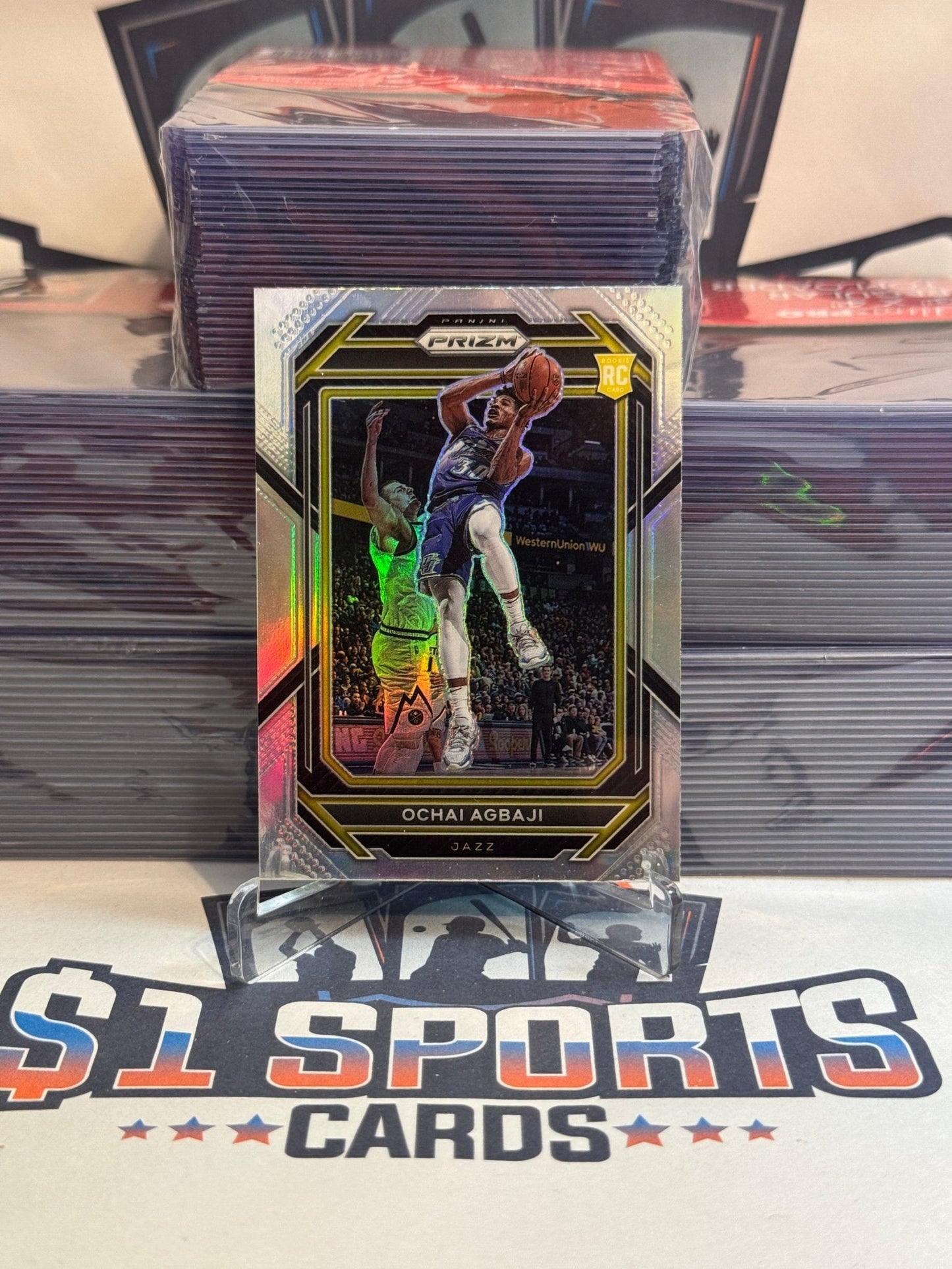 2022 Panini Prizm (Silver Prizm) Ochai Agbaji Rookie #267