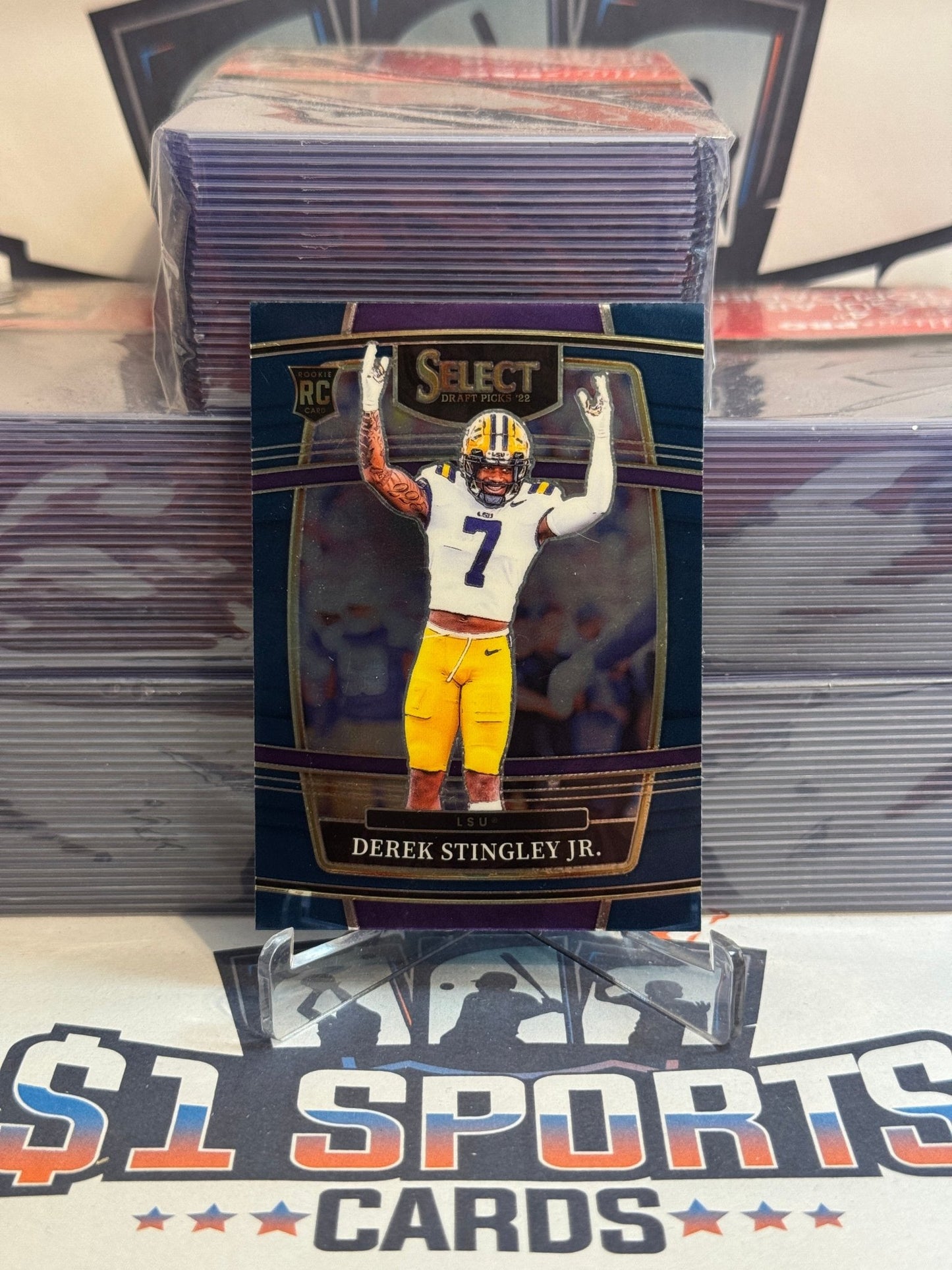 2022 Panini Select Draft Picks Derek Stingley Jr. Rookie #20