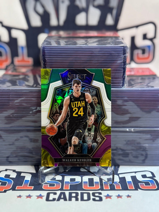2022 Panini Select (Purple White Green Prizm) Walker Kessler Rookie #187