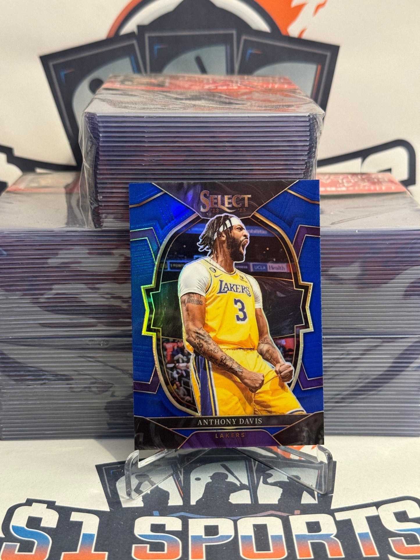 2022 Panini Select (Silver Prizm) Anthony Davis #17