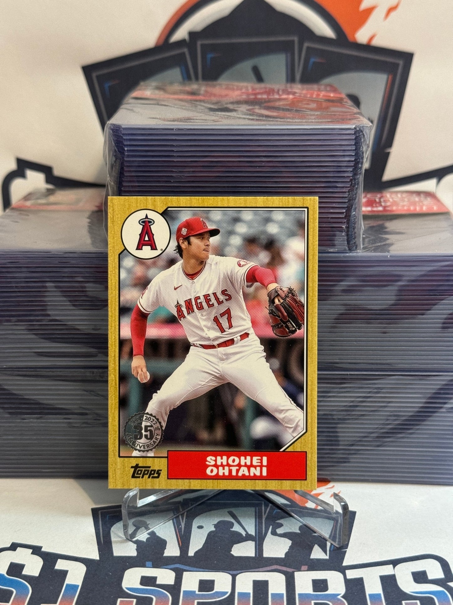 2022 Topps (1987 Redux) Shohei Ohtani #87TB-50