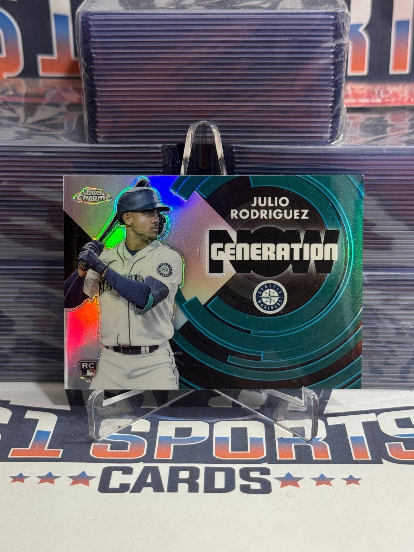 2022 Topps Chrome (Generation Now) Julio Rodriguez Rookie GNC - 24