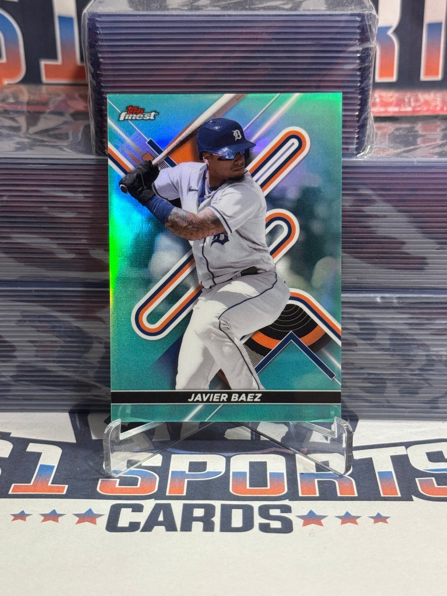 2022 Topps Finest (Teal Refractor 79/199) Javier Baez 53