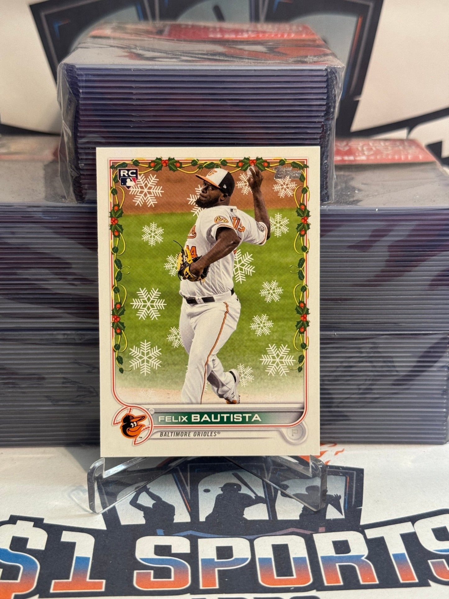 2022 Topps Holiday Felix Bautista Rookie #HW98