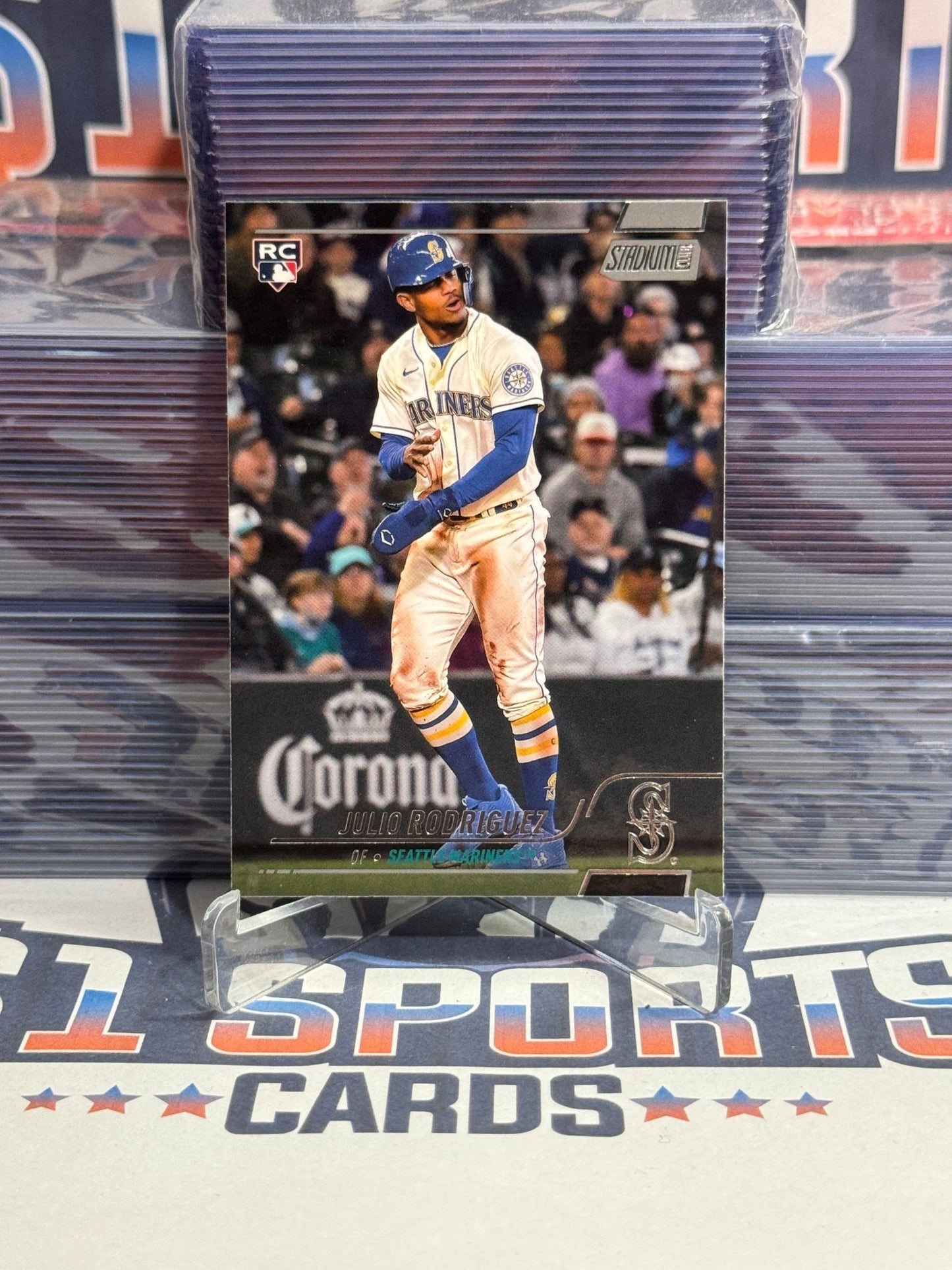2022 Topps Stadium Club Julio Rodriguez Rookie 148