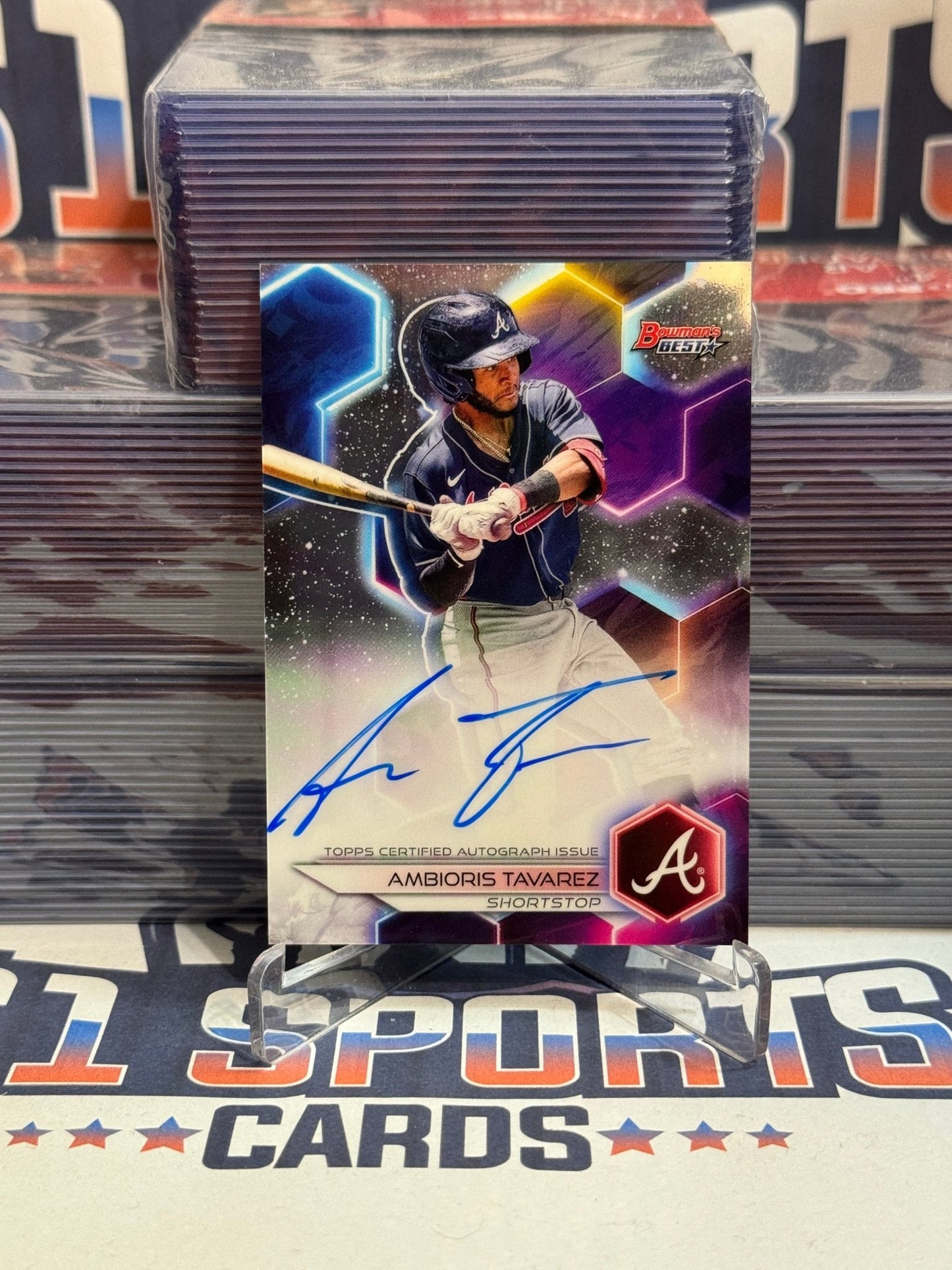 2023 Bowman's Finest (Auto) Ambioris Tavarez #B23 - AT