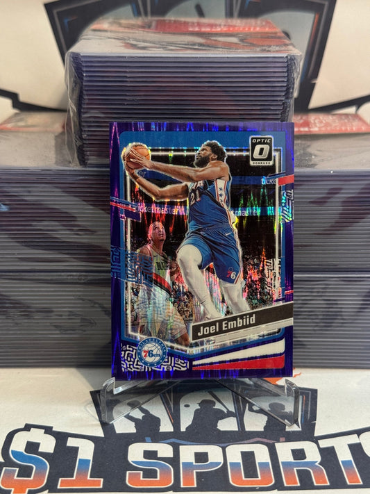 2023 Donruss Optic (Purple Flash Prizm) Joel Embiid #124