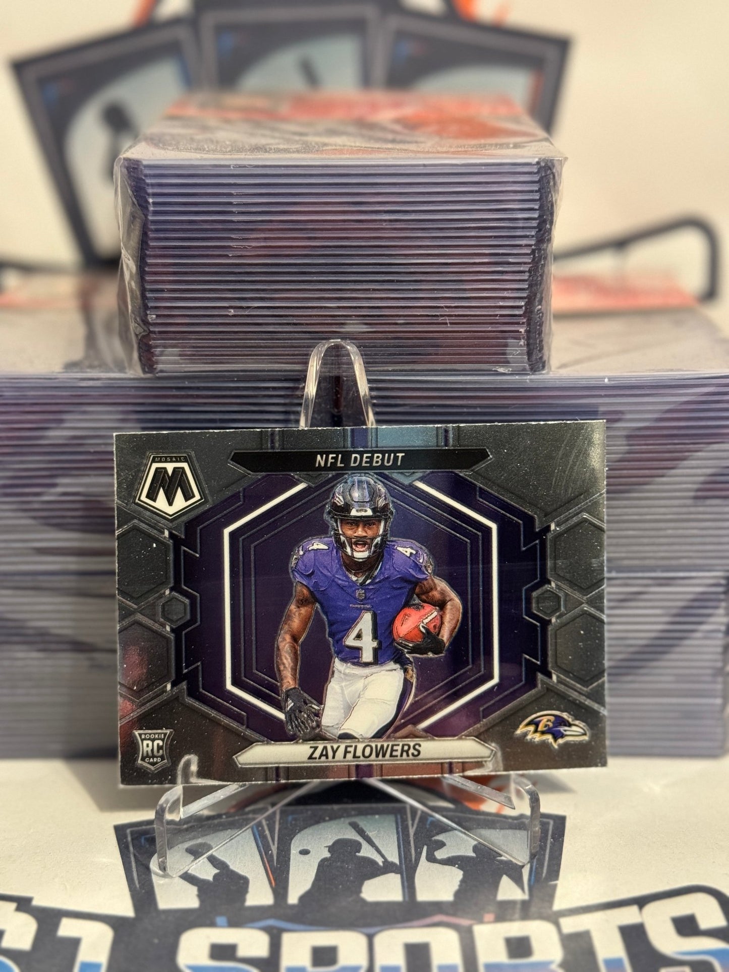 2023 Panini Mosaic (NFL Debut) Zay Flowers Rookie #ND-18