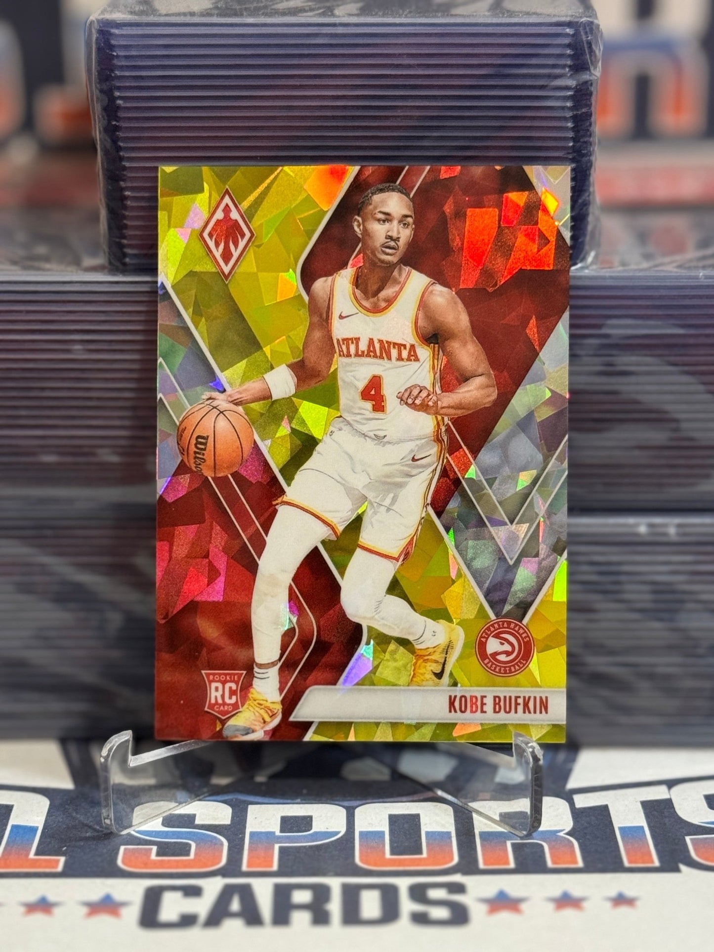 2023 Panini Phoenix (Yellow Ice Prizm 169/175) Kobe Bufkin Rookie 284