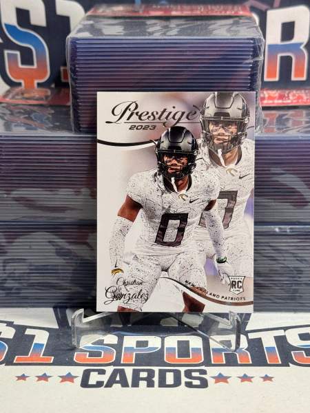 2023 Panini Prestige Christian Gonzales Rookie #319