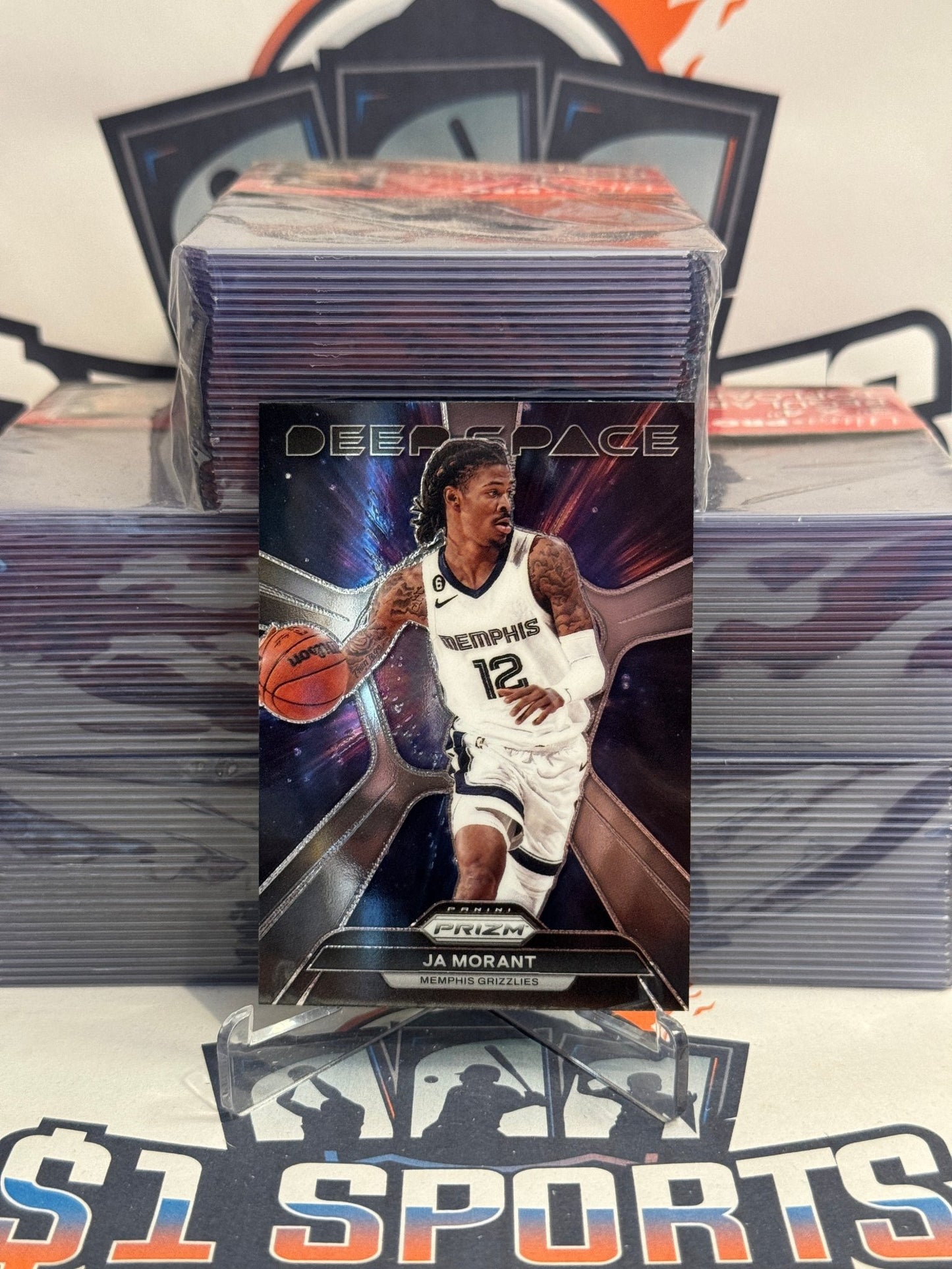 2023 Panini Prizm (Deep Space) Ja Morant #8