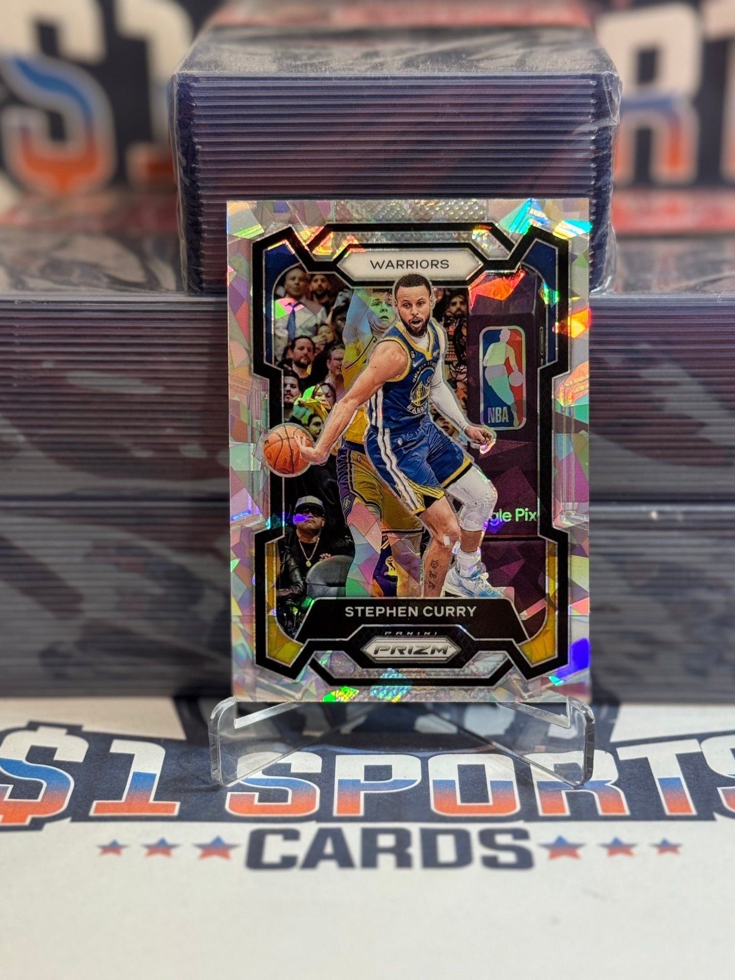 2023 Panini Prizm (Ice Prizm) Stephen Curry 119
