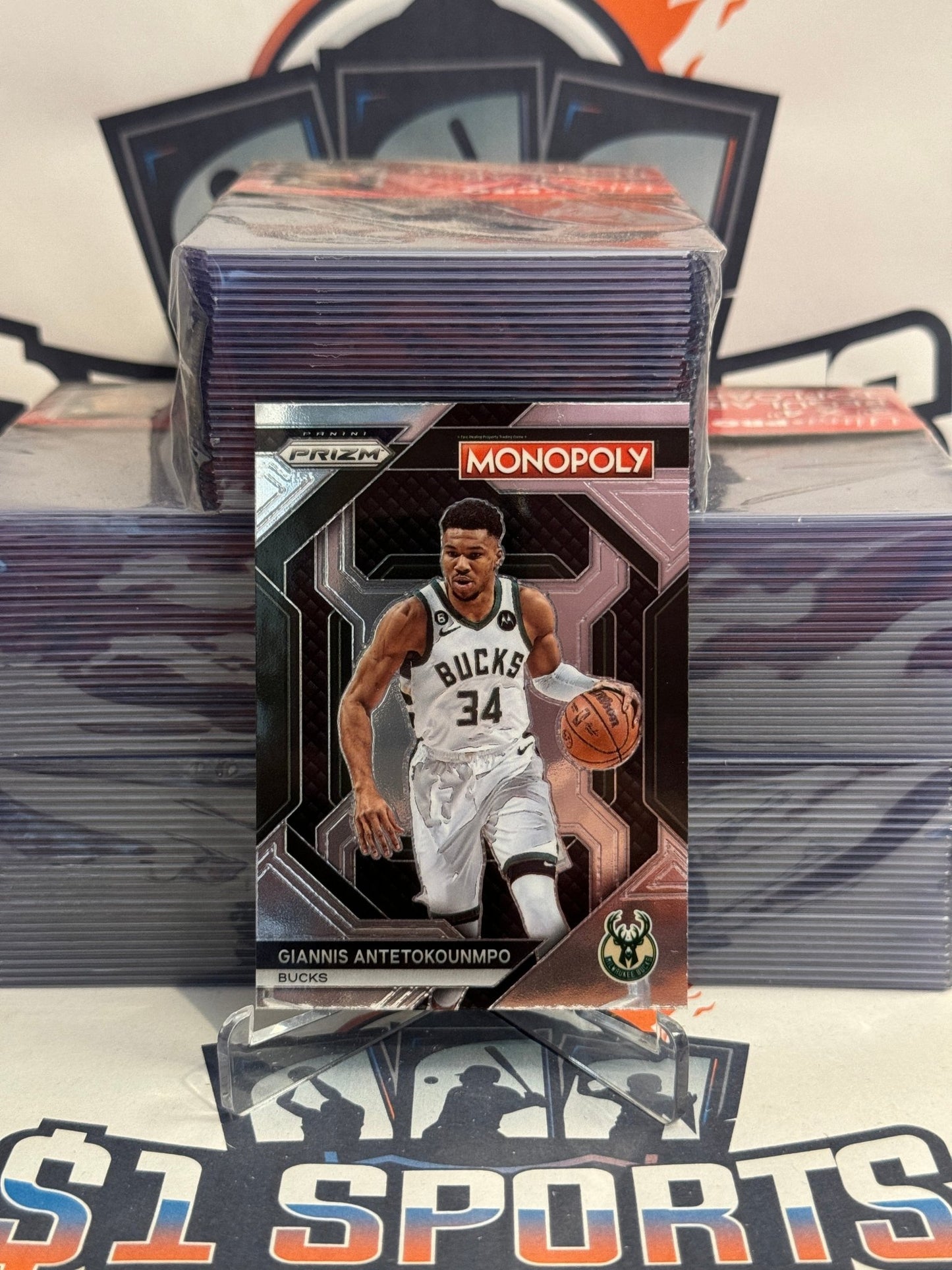 2023 Panini Prizm (Monopoly, All-Stars) Giannis Antetokounmpo #PS5