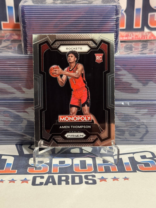 2023 Panini Prizm (Monopoly) Amen Thompson Rookie 33