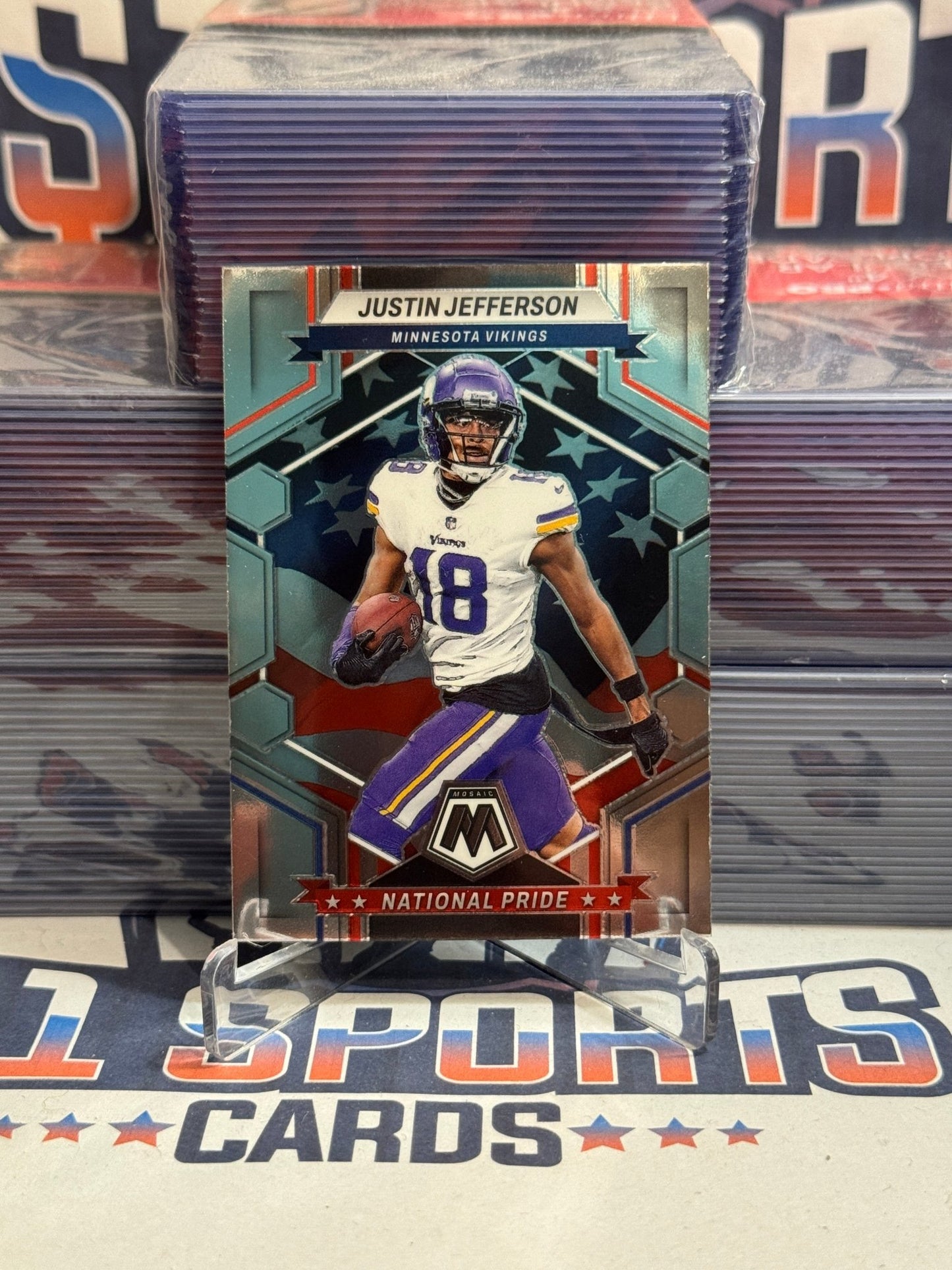 2023 Panini Prizm (National Pride) Justin Jefferson #265