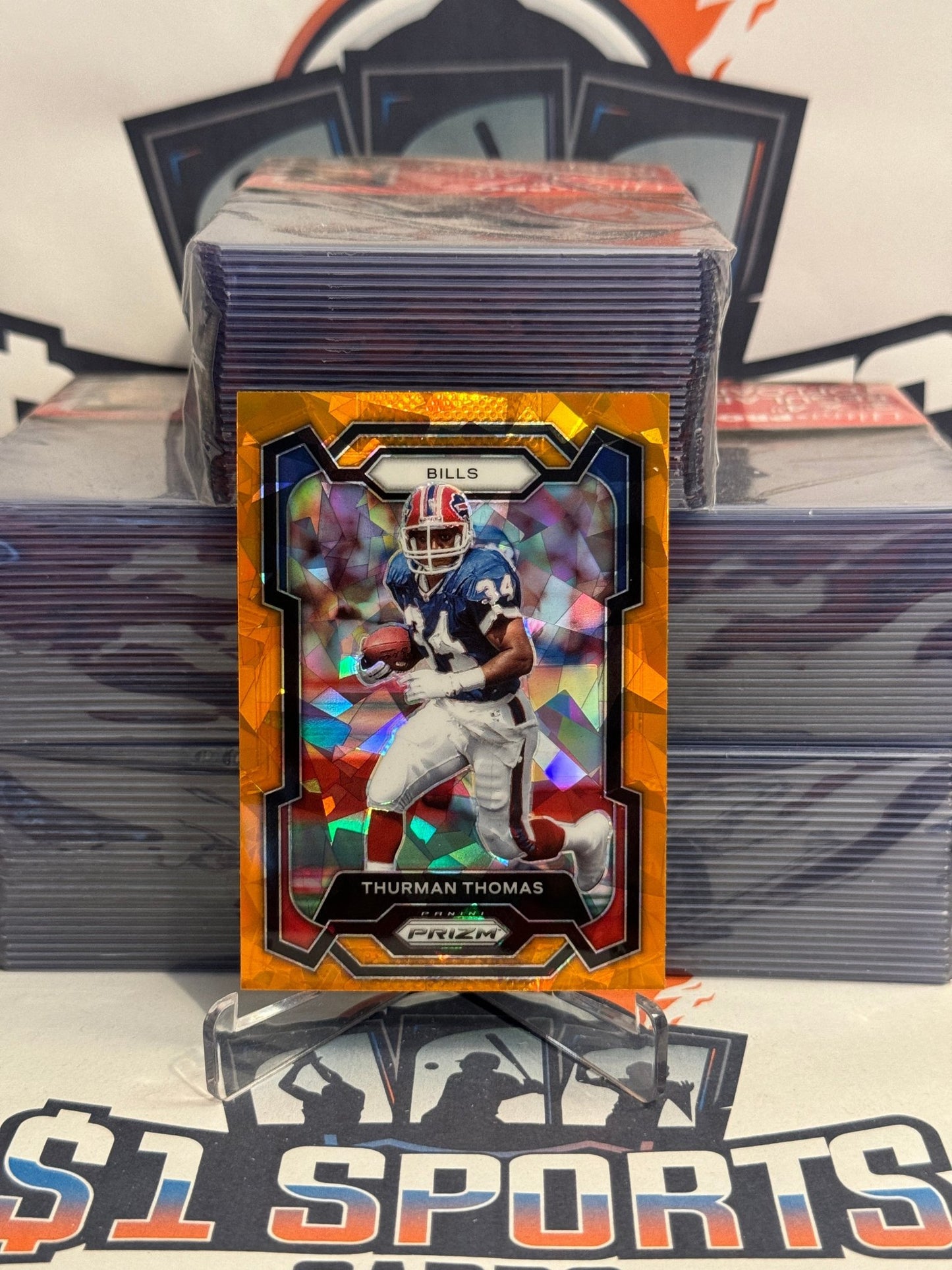 2023 Panini Prizm (Orange Ice Prizm) Thurman Thomas #34