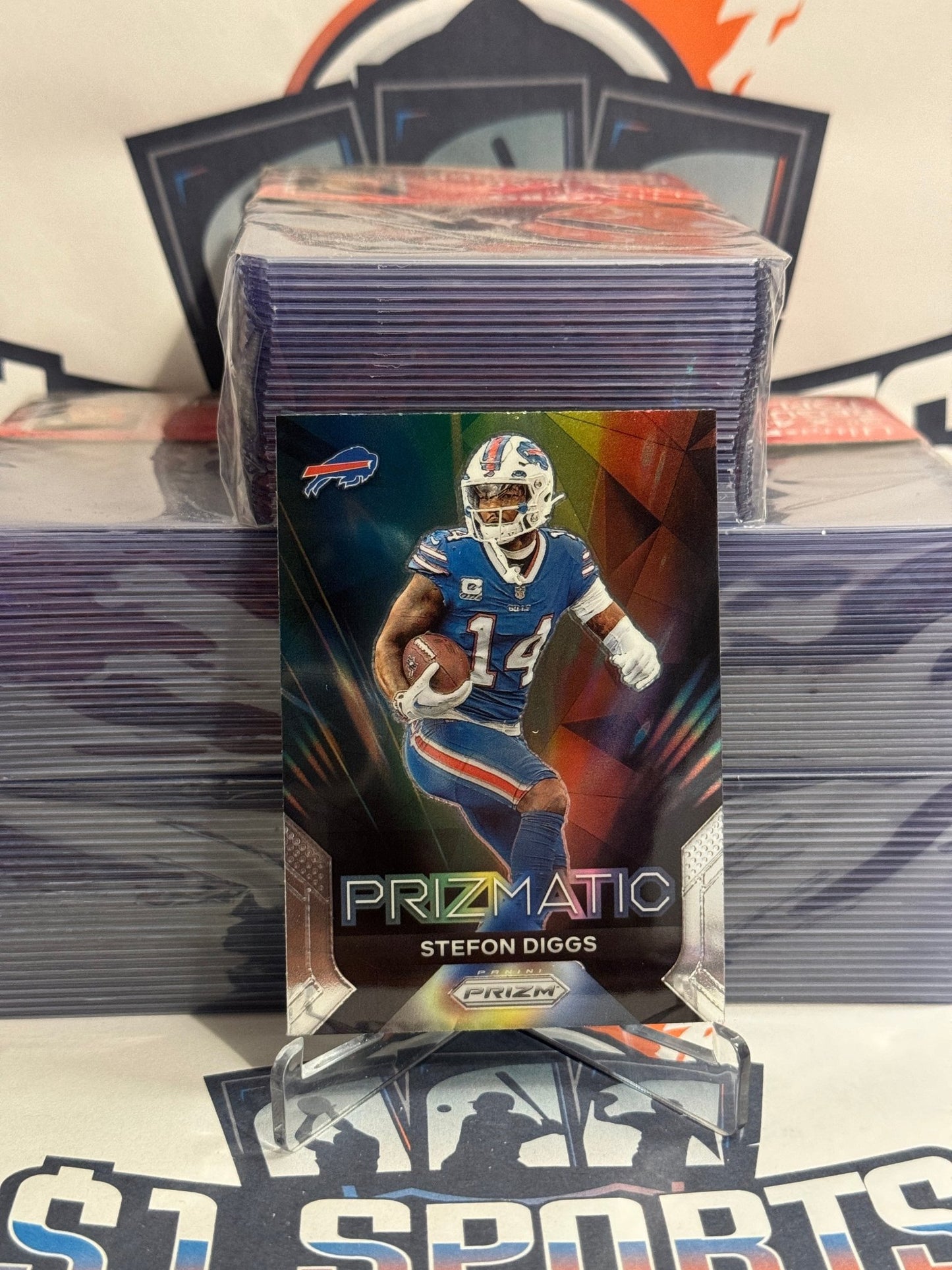 2023 Panini Prizm (Prizmatic) Stefon Diggs #5