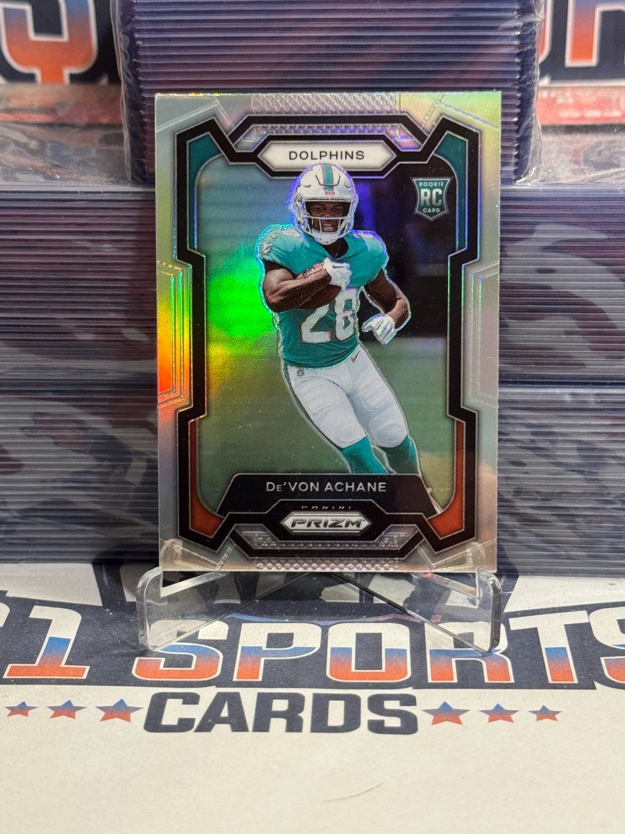 2023 Panini Prizm (Silver Prizm) De'Von Achane Rookie 365