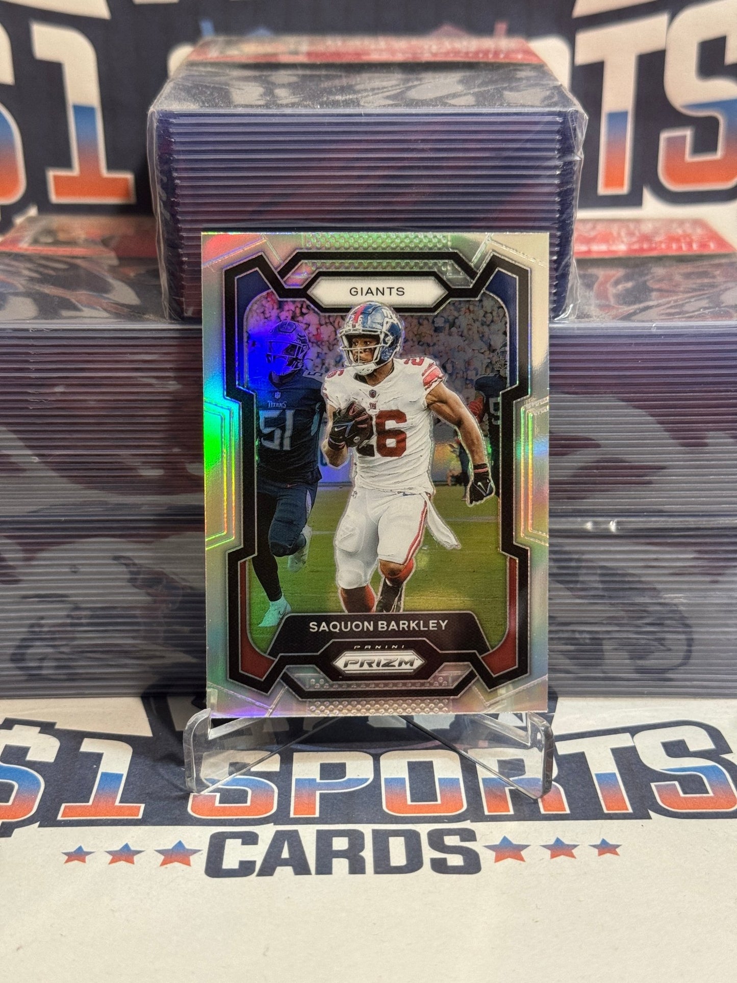 2023 Panini Prizm (Silver Prizm) Saquon Barkley 225
