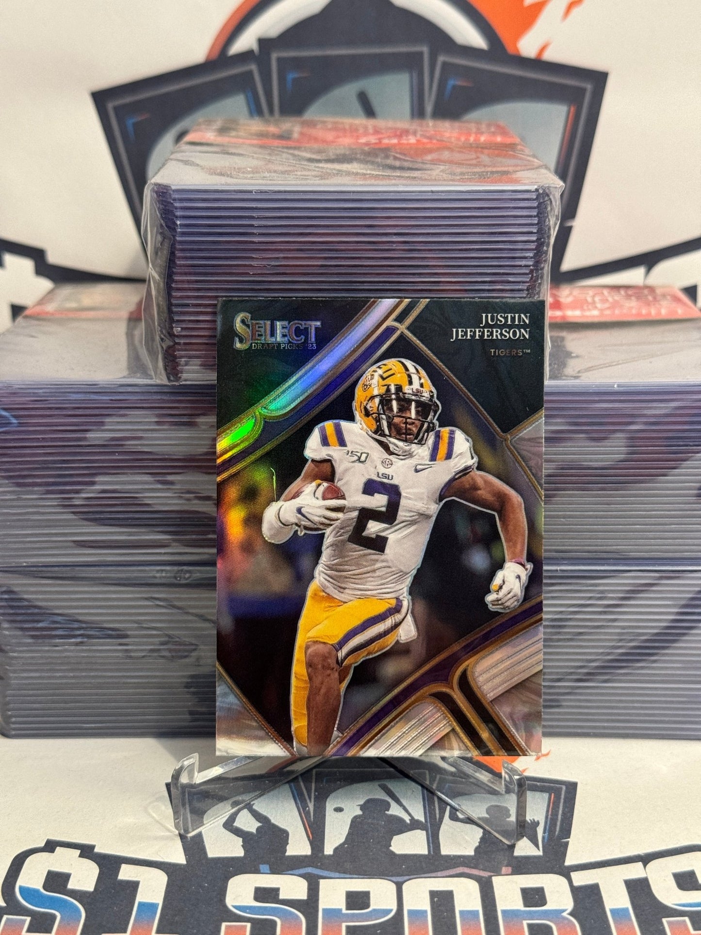 2023 Panini Select Draft Picks (Silver Prizm) Justin Jefferson #152