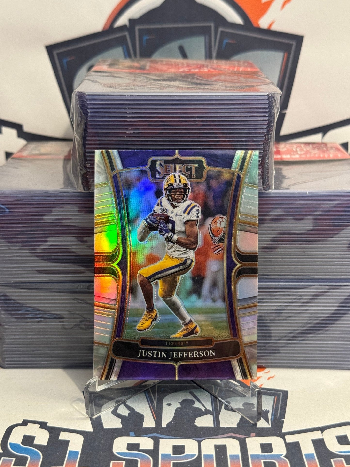 2023 Panini Select Draft Picks (Silver Prizm) Justin Jefferson #52