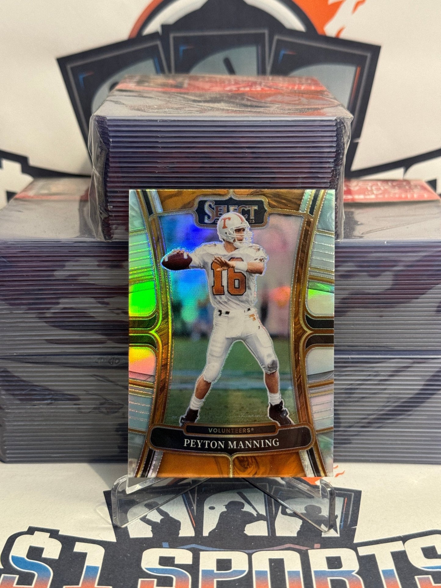 2023 Panini Select Draft Picks (Silver Prizm) Peyton Manning #76
