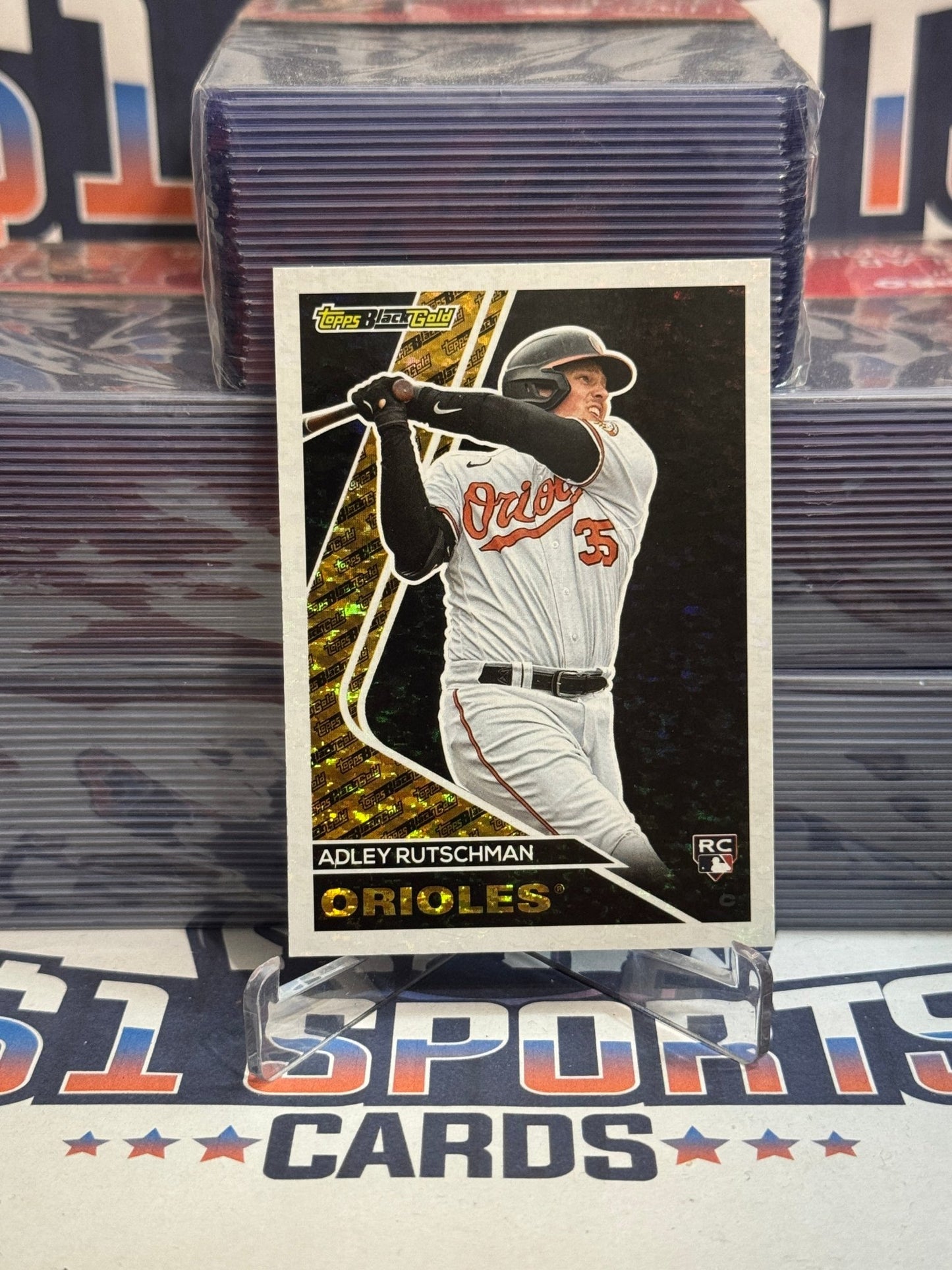 2023 Topps (Black Gold) Adley Rutschman Rookie #BG - 1