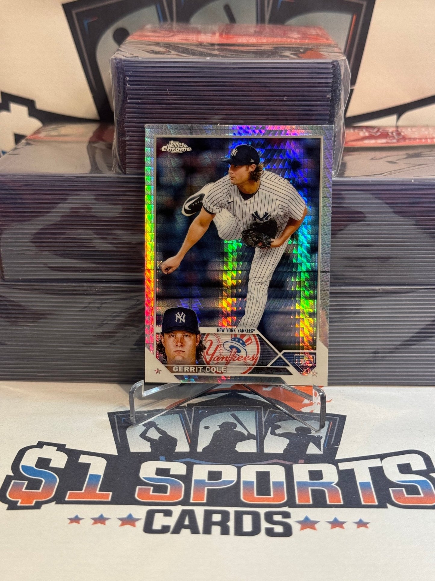 2023 Topps Chrome (Prism Refractor) Gerrit Cole #213