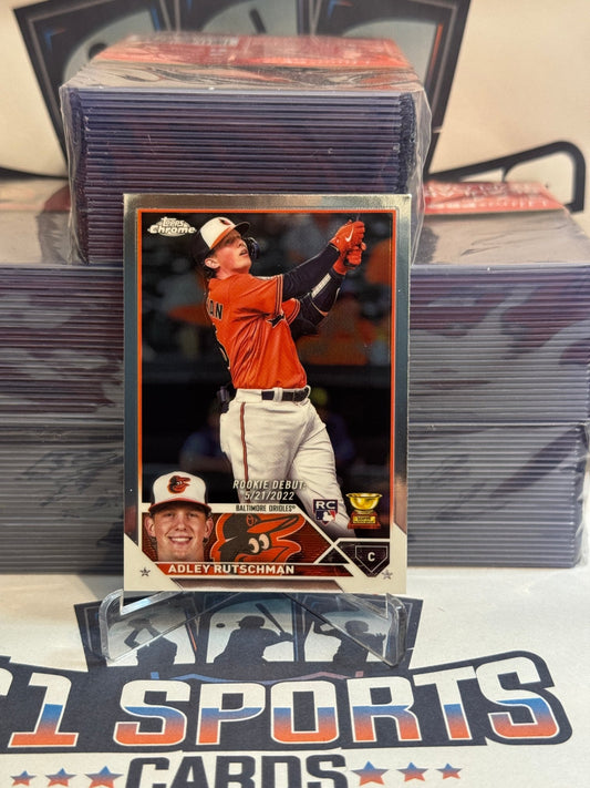2023 Topps Chrome Update (MLB Debut) Adley Rutschman Rookie #USC1