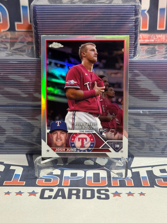 2023 Topps Chrome Update (Refractor, MLB Debut) Josh Jung Rookie USC51