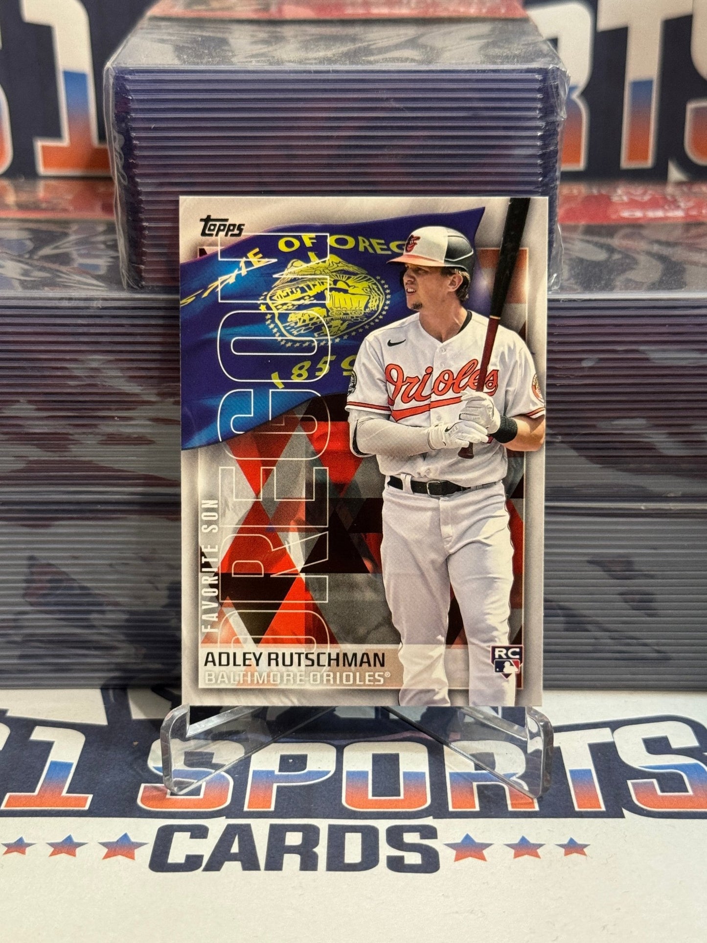 2023 Topps (Favorite Sons) Adley Rutschman Rookie #FS - 19
