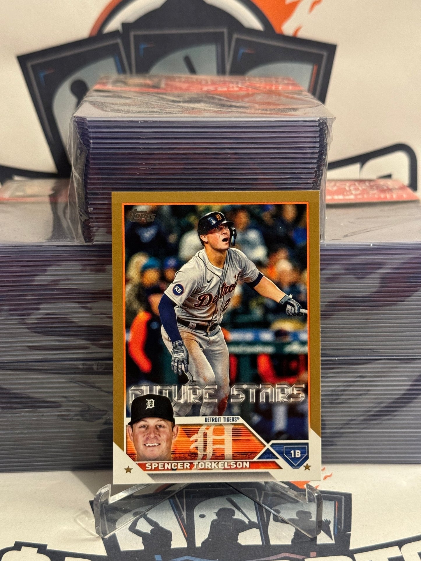 2023 Topps (Gold, Future Stars 765/2023) Spencer Torkleson #365