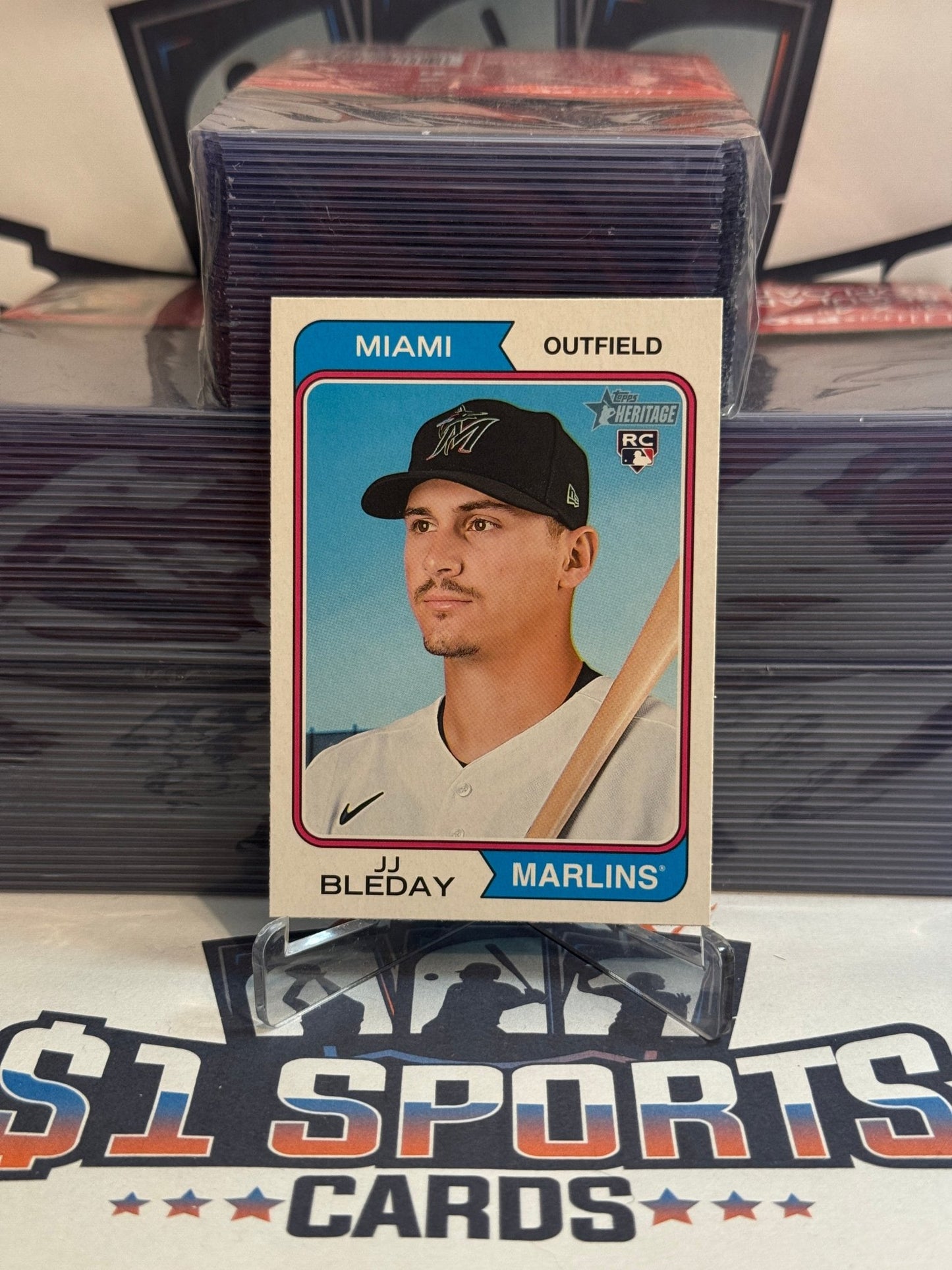 2023 Topps Heritage JJ Bleday Rookie #385